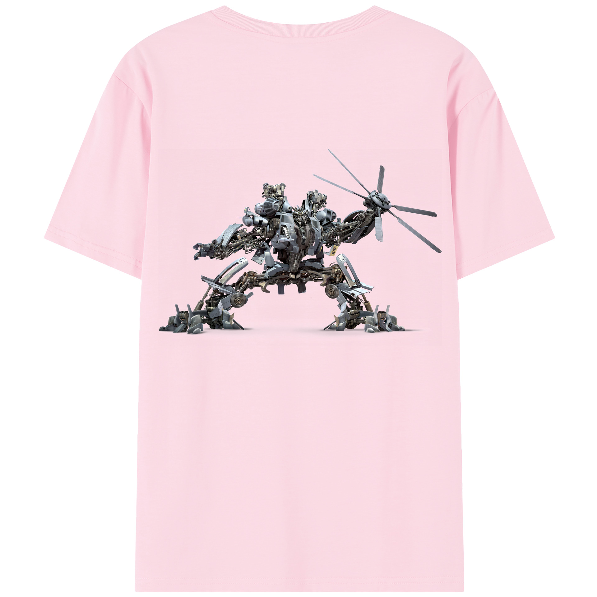 （画像用） Transformers トランスフォーマー 綿100％半袖Tシャツ（背面プリント）