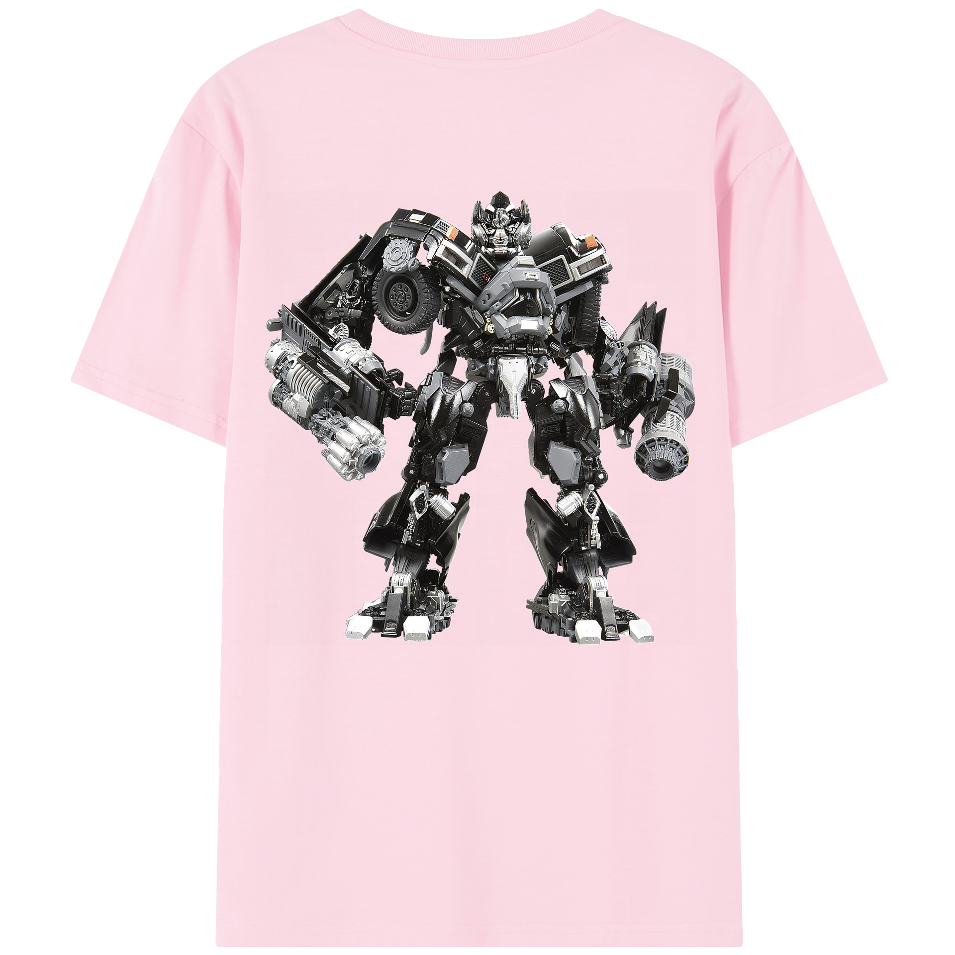 （画像用） Transformers トランスフォーマー 綿100％半袖Tシャツ（背面プリント）
