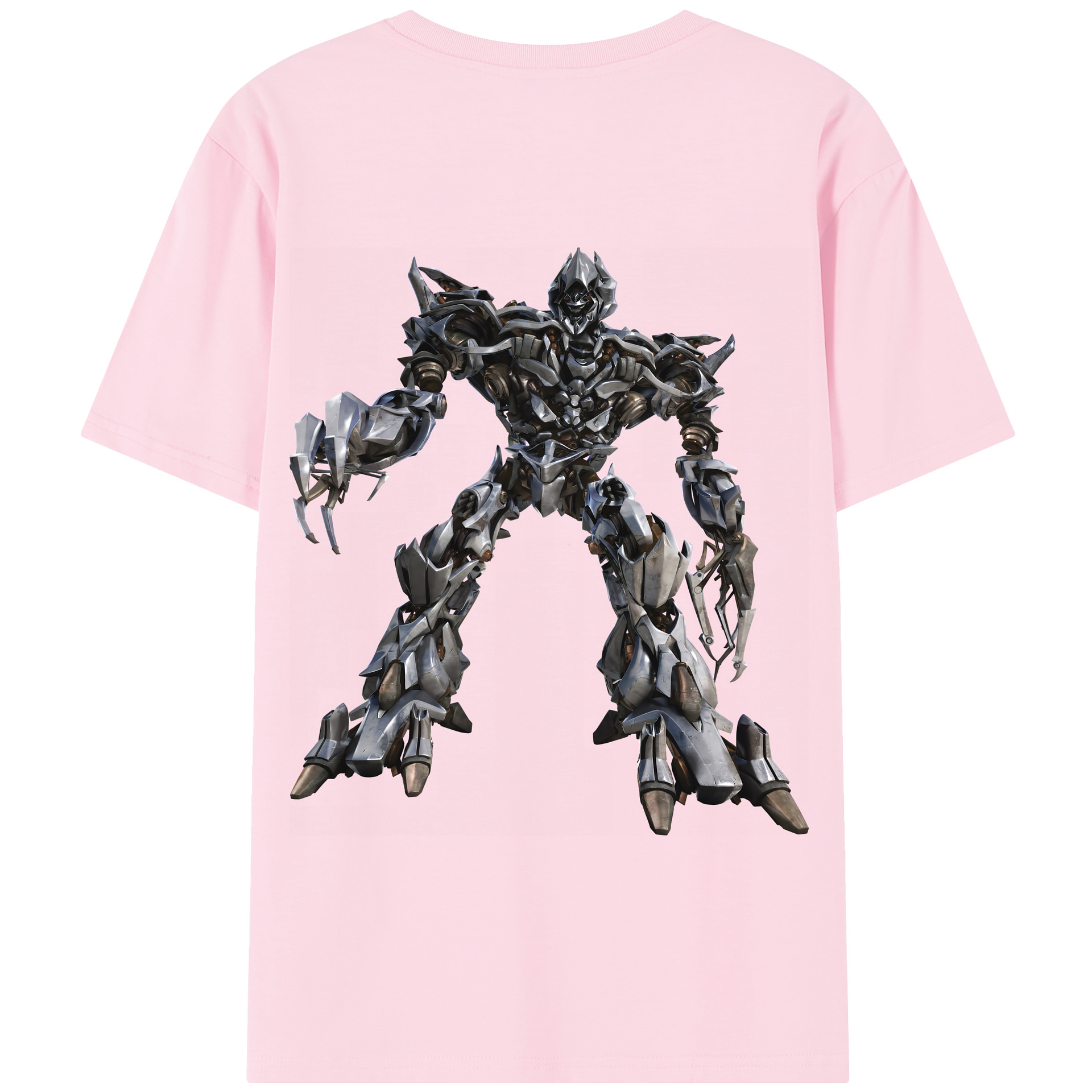 （画像用） Transformers トランスフォーマー 綿100％半袖Tシャツ（背面プリント）