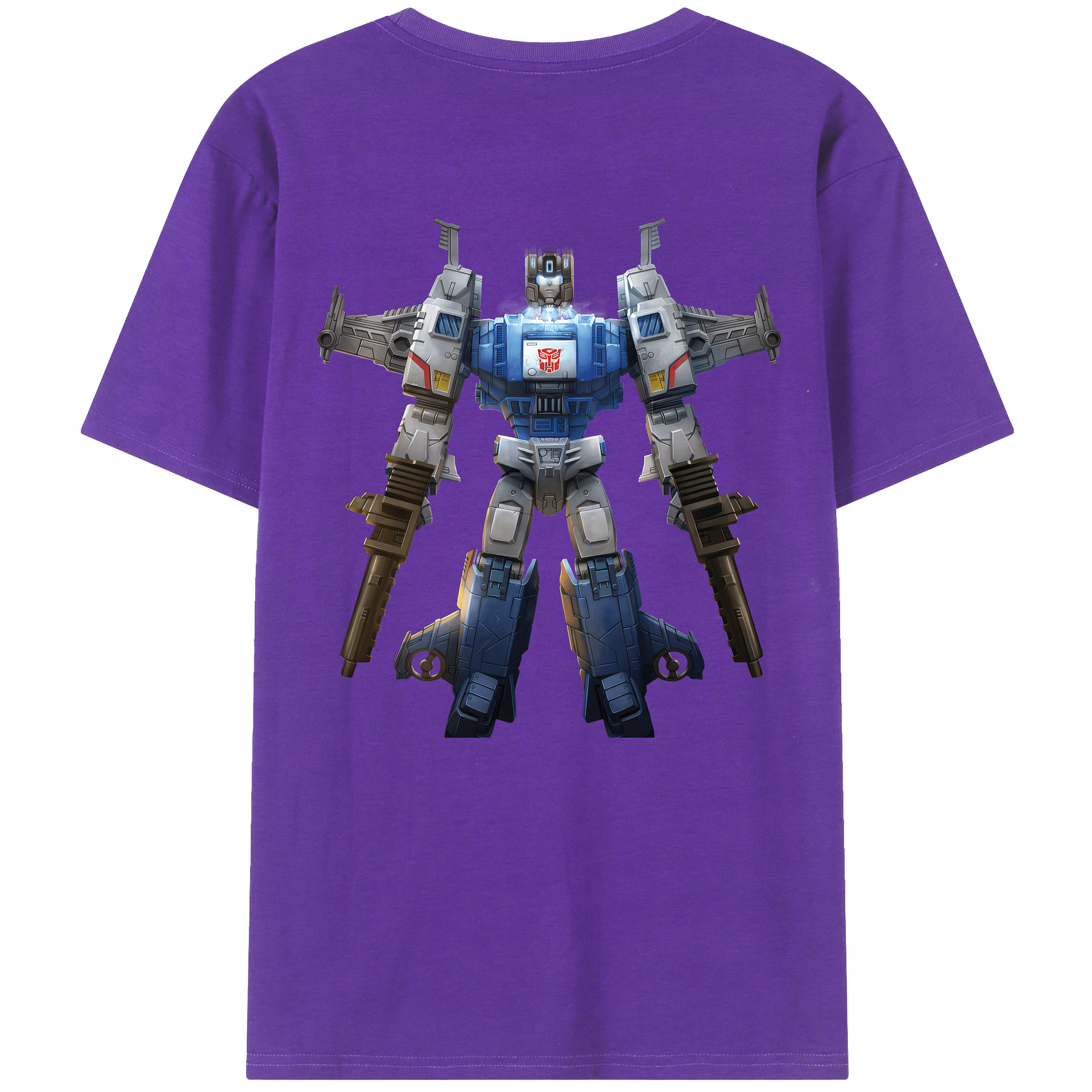 （画像用） Transformers トランスフォーマー 綿100％半袖Tシャツ（背面プリント）