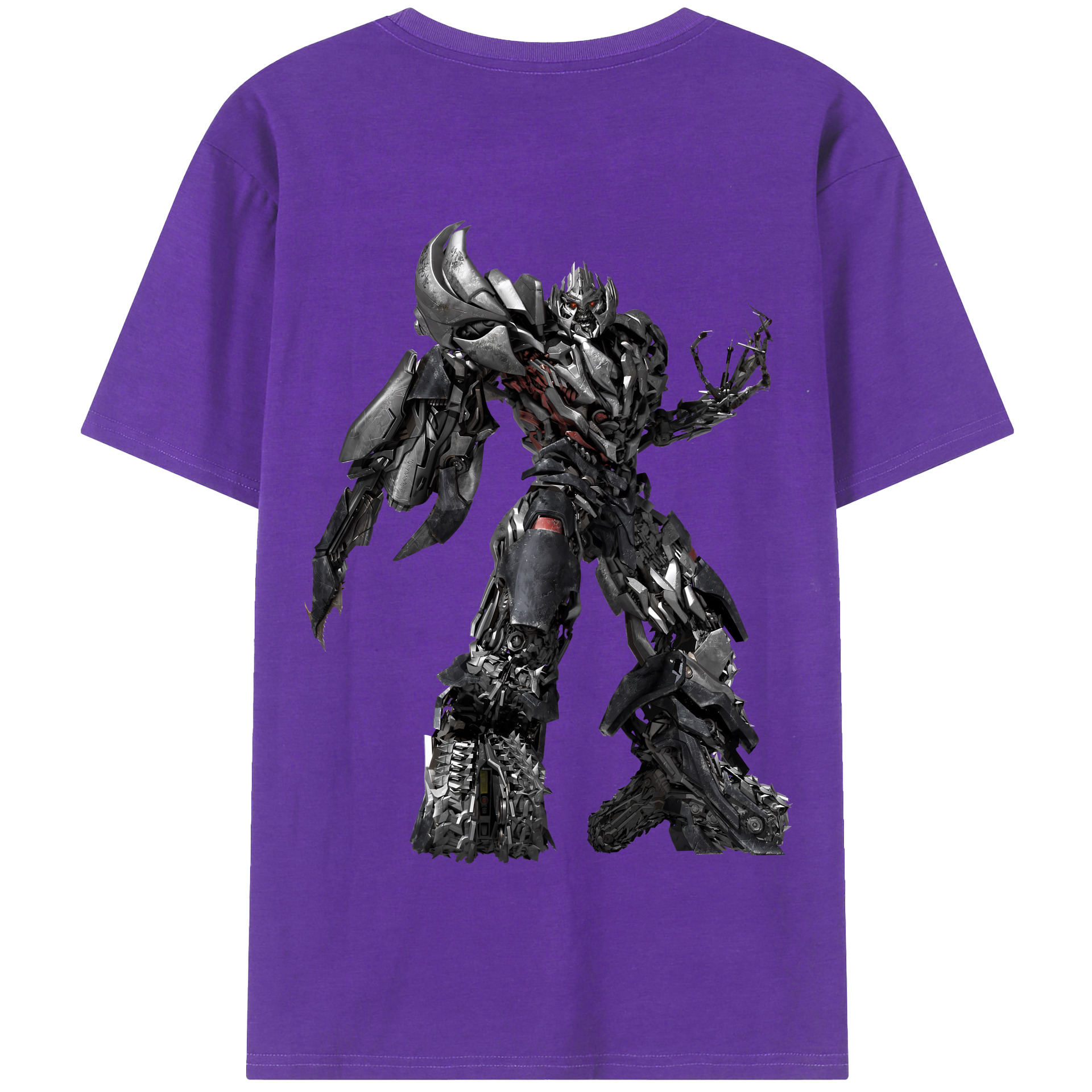 （画像用） Transformers トランスフォーマー 綿100％半袖Tシャツ（背面プリント）