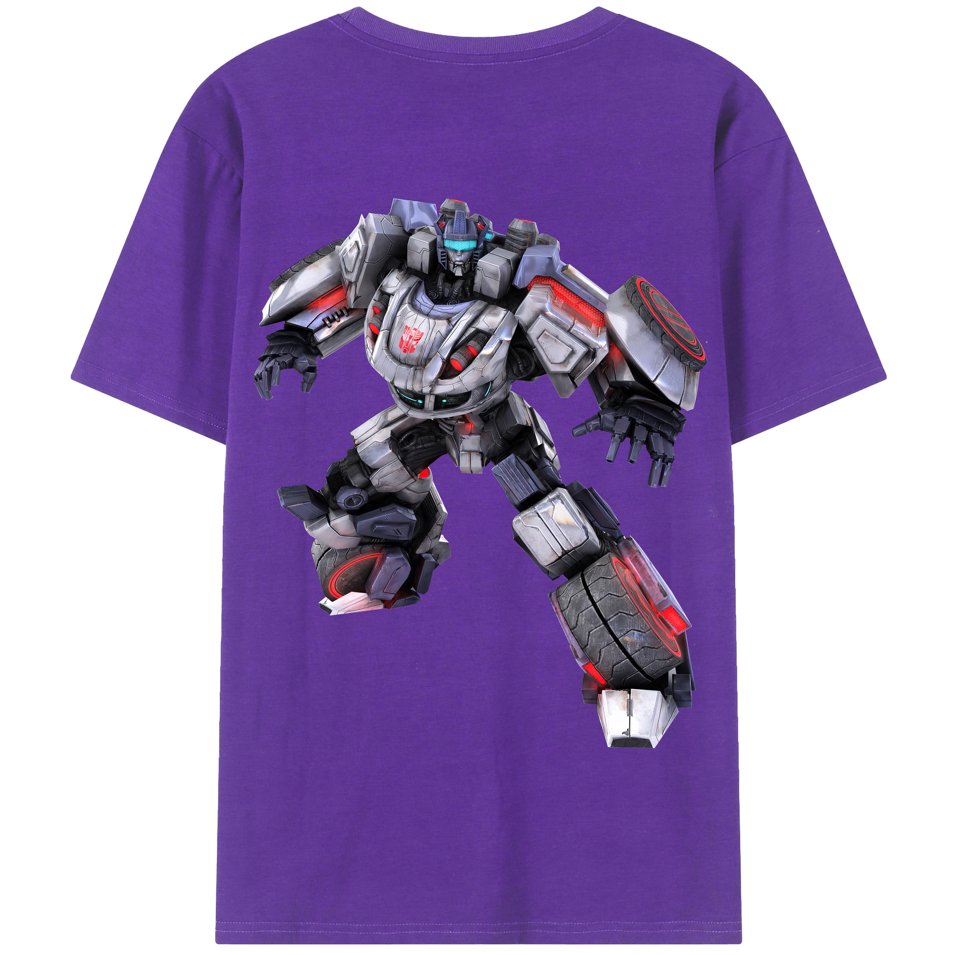 （画像用） Transformers トランスフォーマー 綿100％半袖Tシャツ（背面プリント）