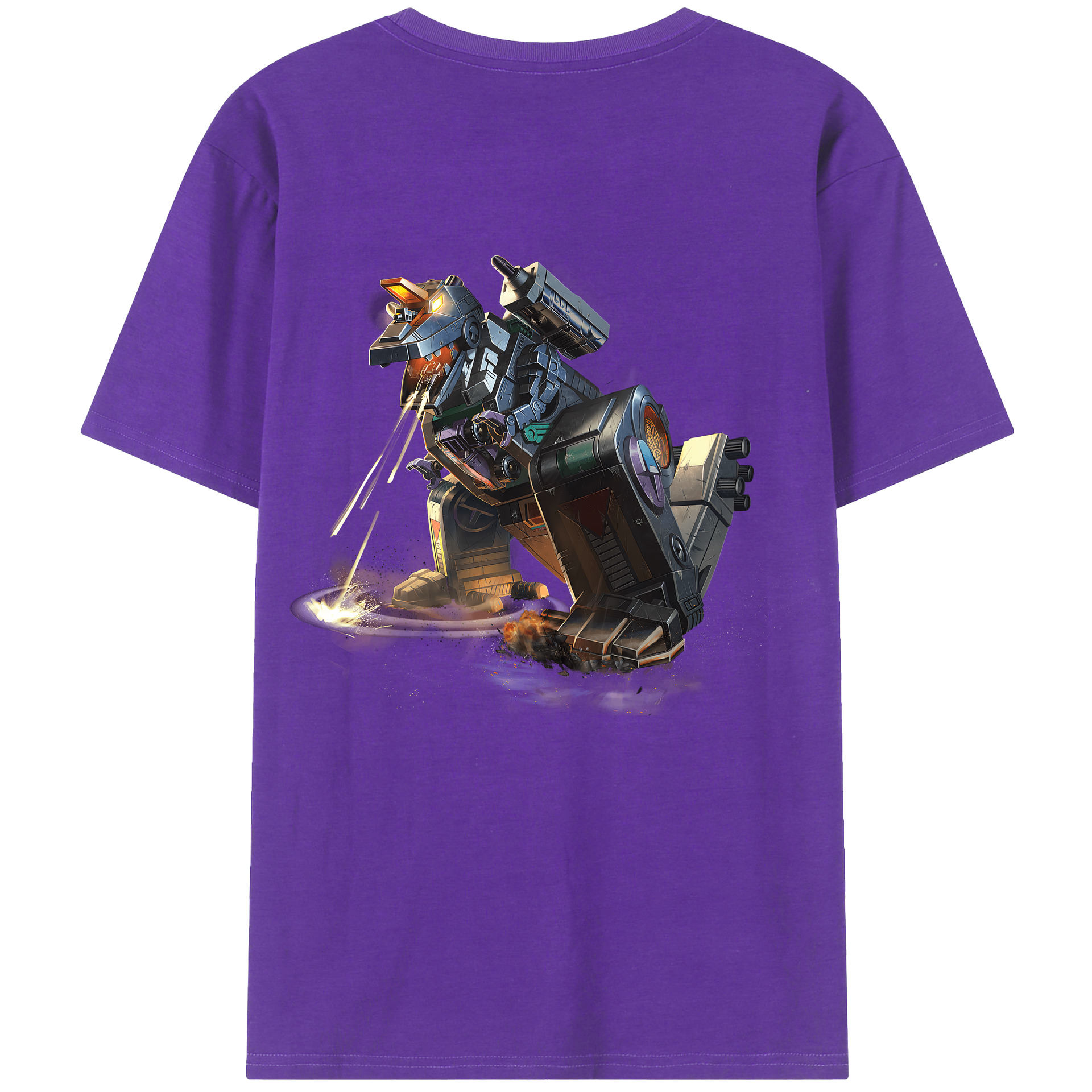 （画像用） Transformers トランスフォーマー 綿100％半袖Tシャツ（背面プリント）
