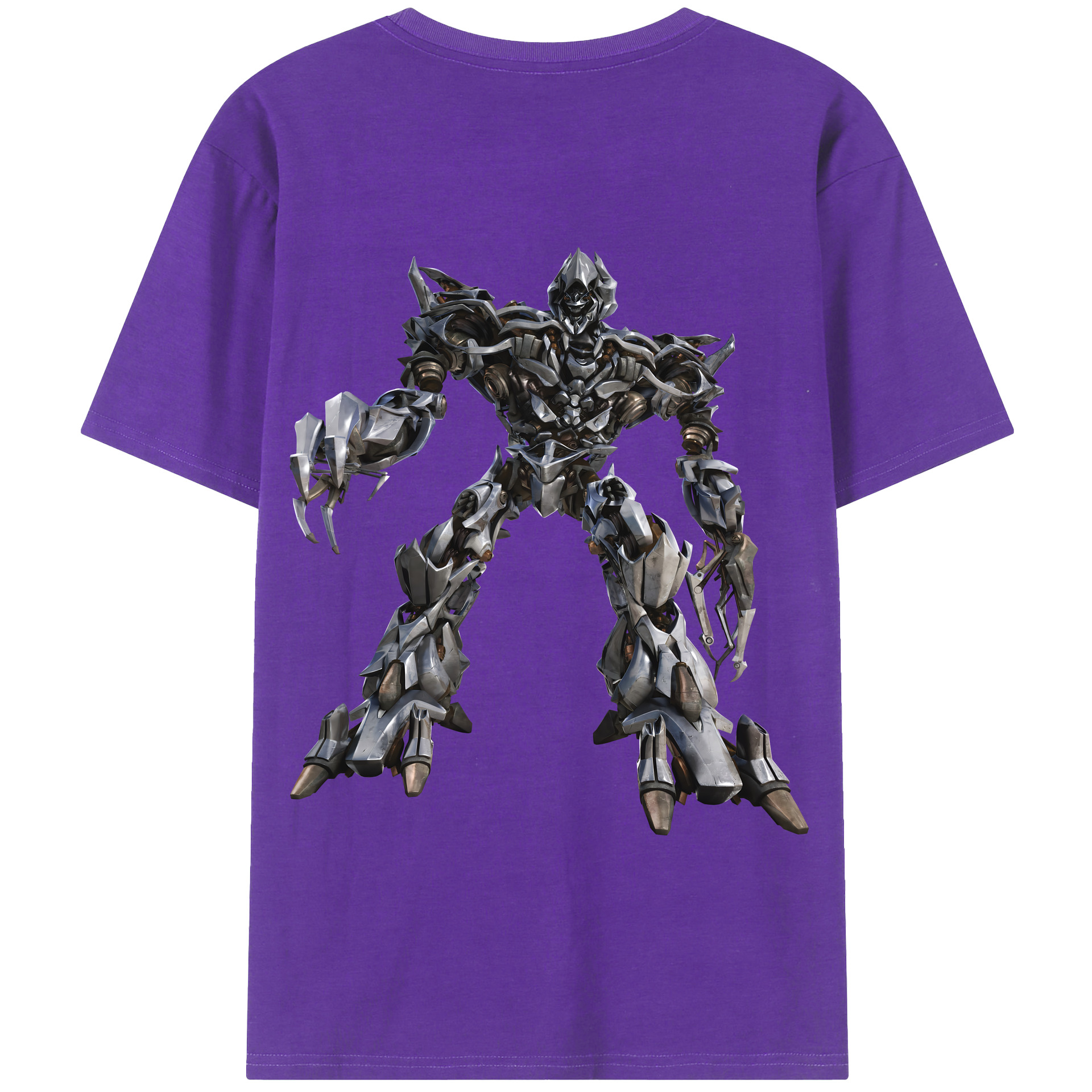 （画像用） Transformers トランスフォーマー 綿100％半袖Tシャツ（背面プリント）