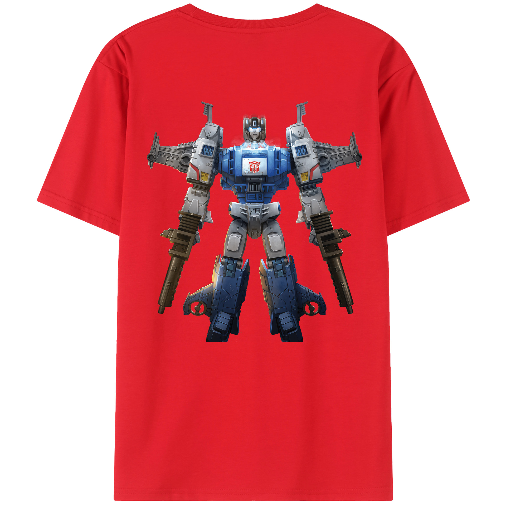 （画像用） Transformers トランスフォーマー 綿100％半袖Tシャツ（背面プリント）