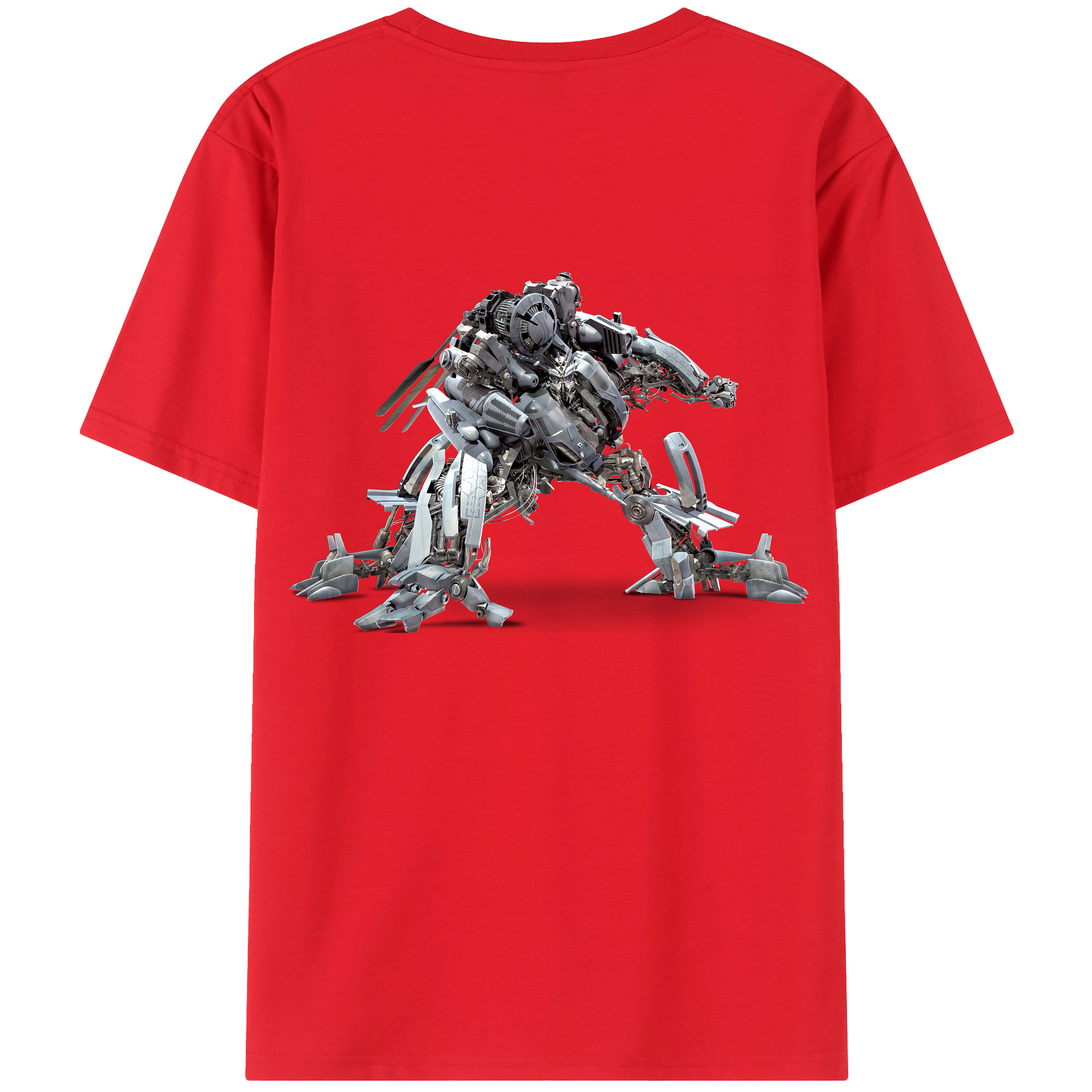 （画像用） Transformers トランスフォーマー 綿100％半袖Tシャツ（背面プリント）