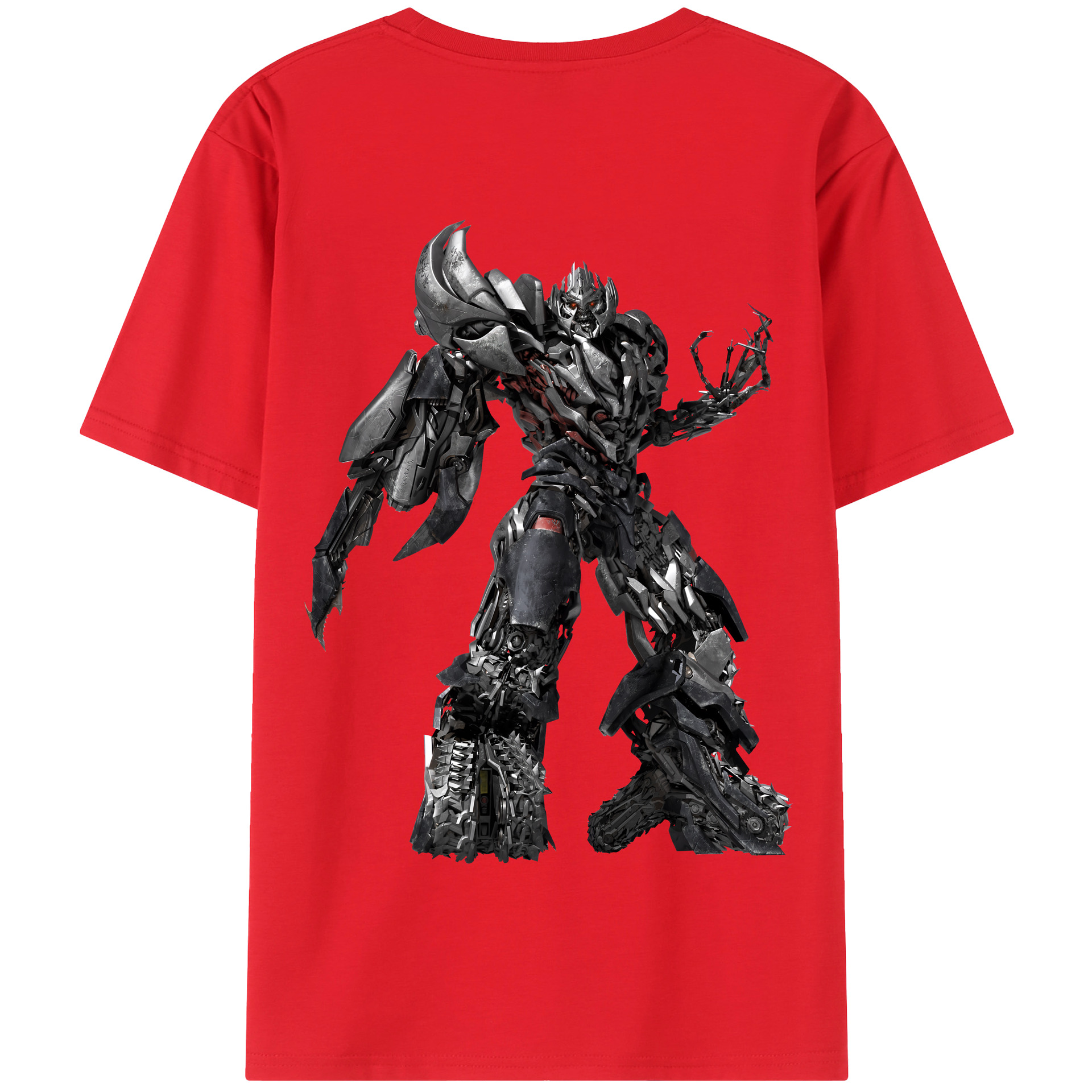 （画像用） Transformers トランスフォーマー 綿100％半袖Tシャツ（背面プリント）