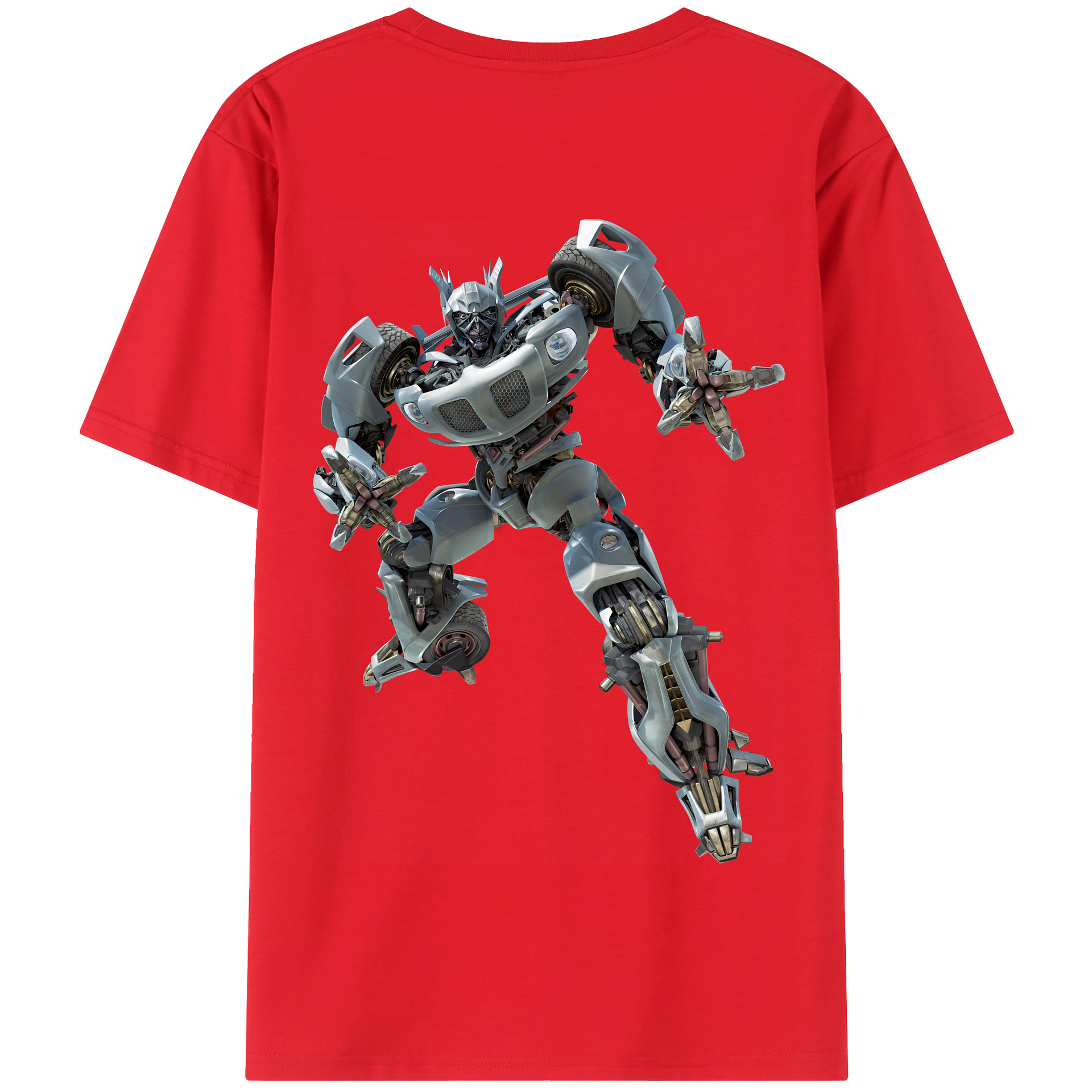 （画像用） Transformers トランスフォーマー 綿100％半袖Tシャツ（背面プリント）