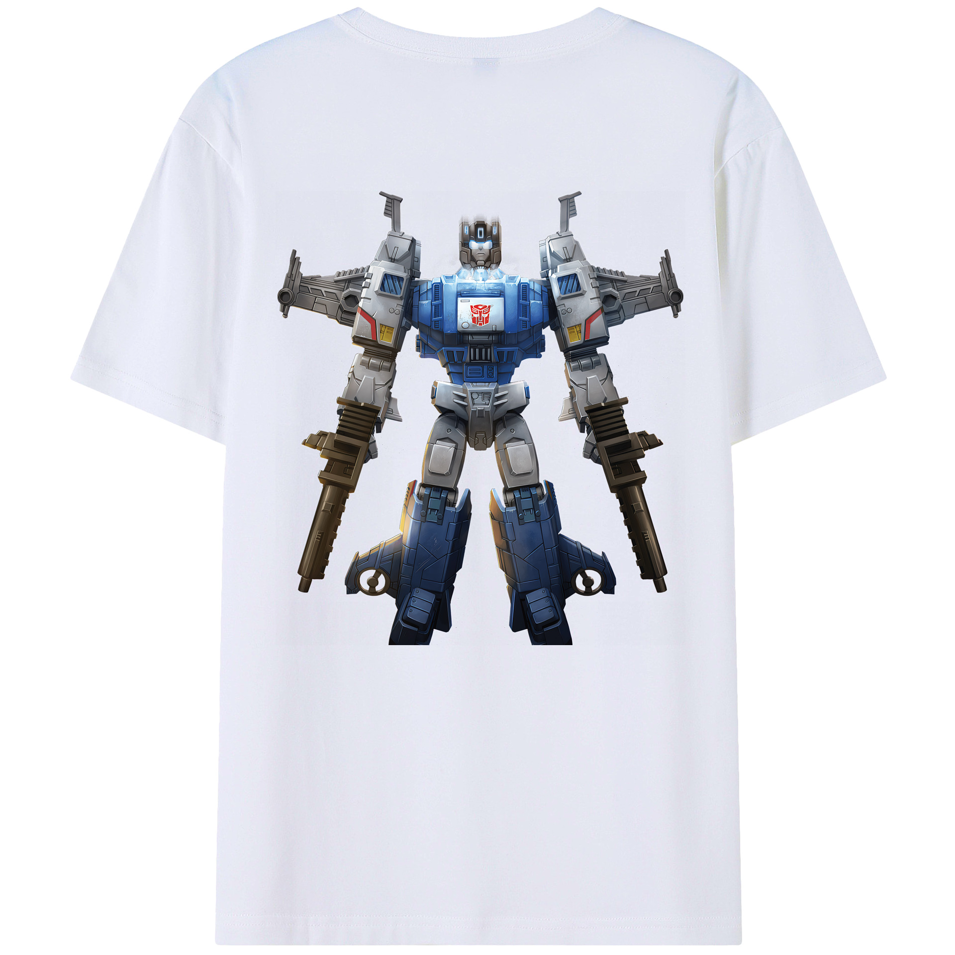（画像用） Transformers トランスフォーマー 綿100％半袖Tシャツ（背面プリント）