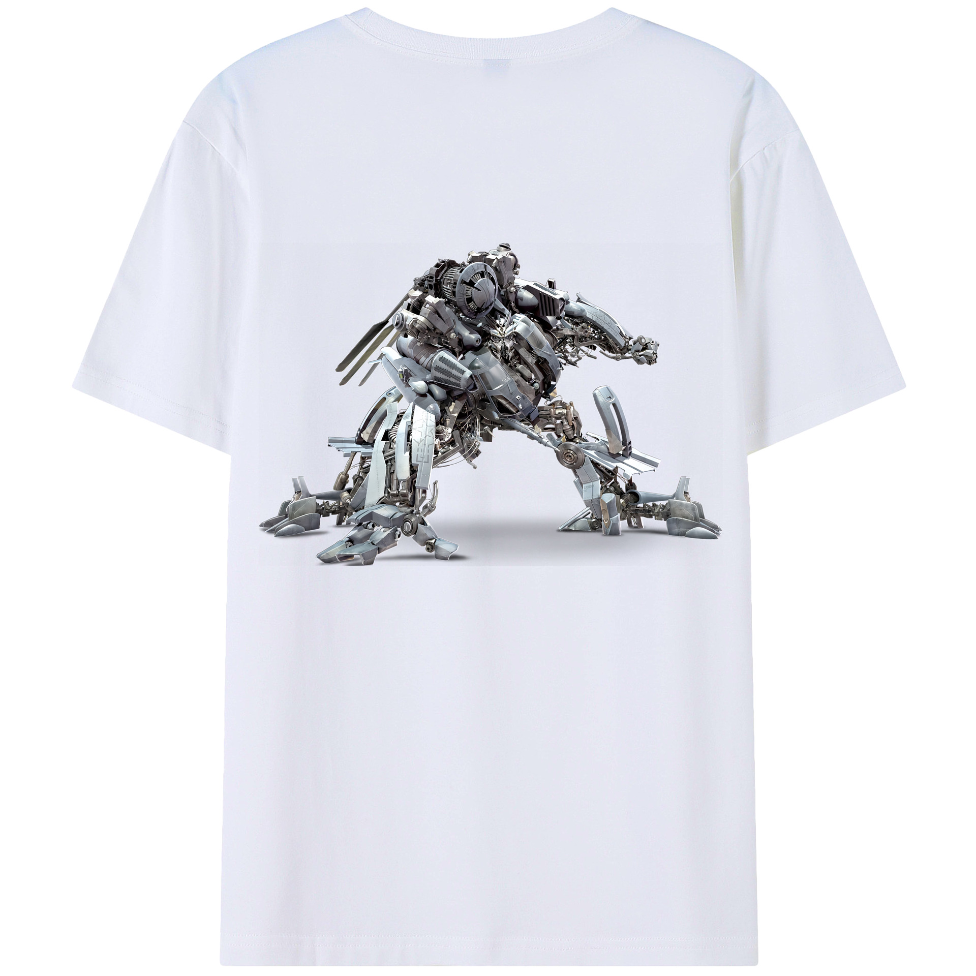 （画像用） Transformers トランスフォーマー 綿100％半袖Tシャツ（背面プリント）