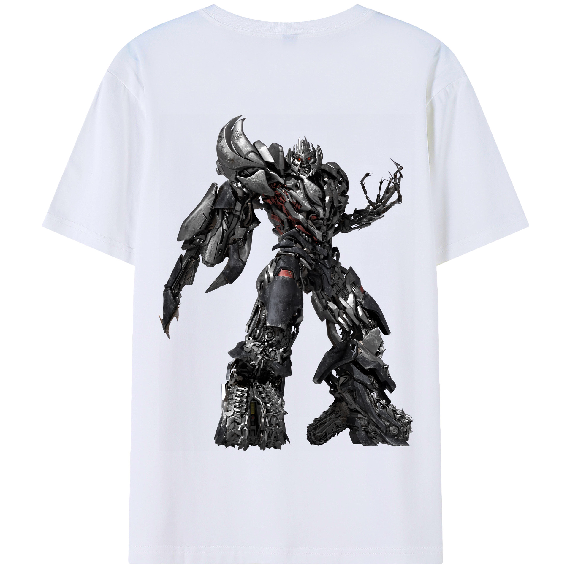 （画像用） Transformers トランスフォーマー 綿100％半袖Tシャツ（背面プリント）