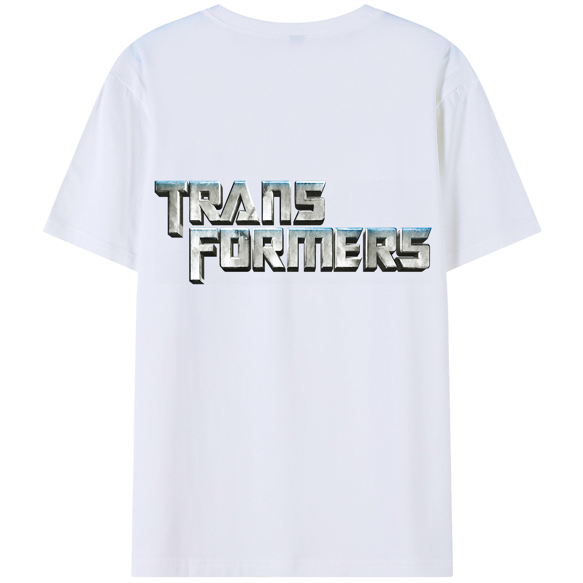 （画像用） Transformers トランスフォーマー 綿100％半袖Tシャツ（背面プリント）