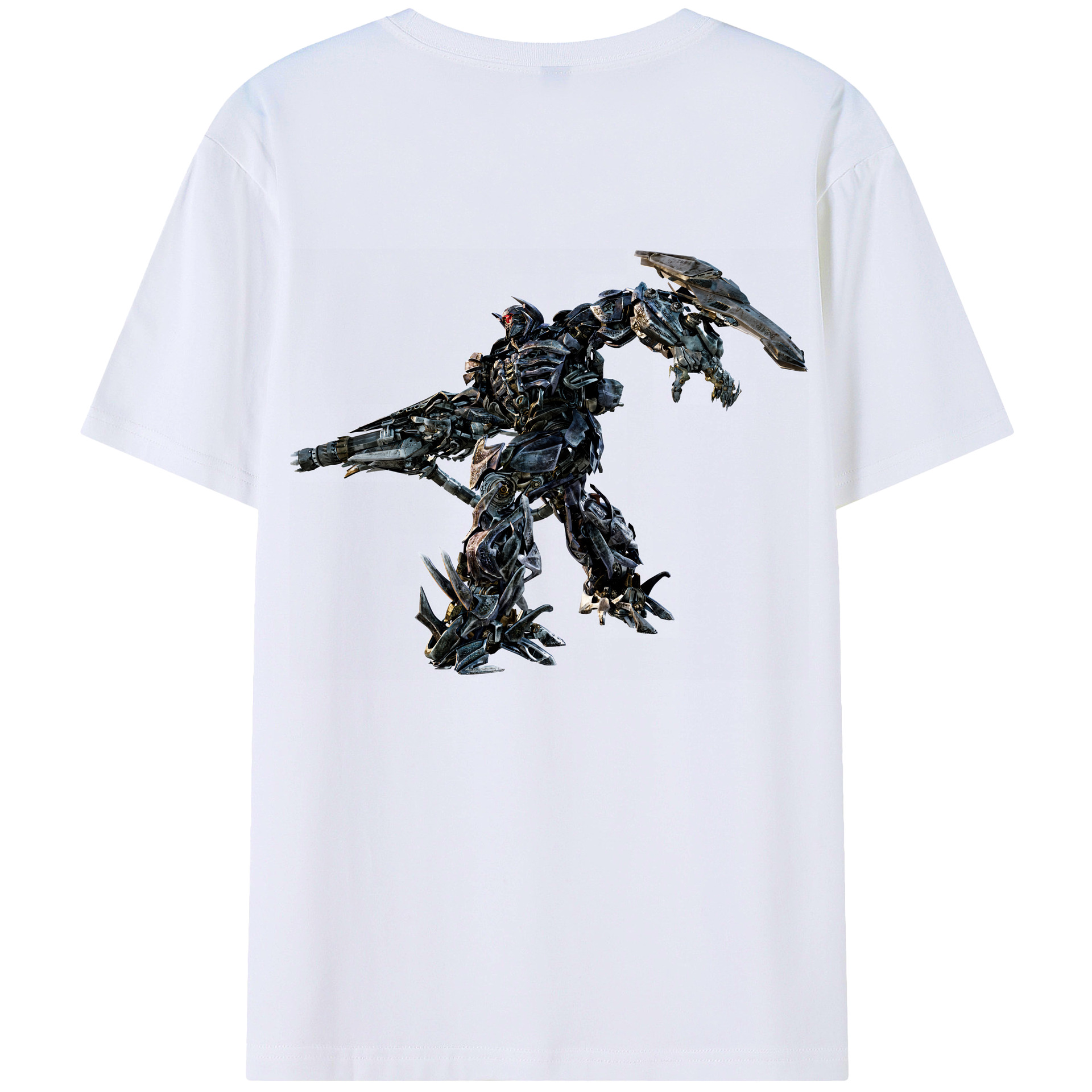 （画像用） Transformers トランスフォーマー 綿100％半袖Tシャツ（背面プリント）