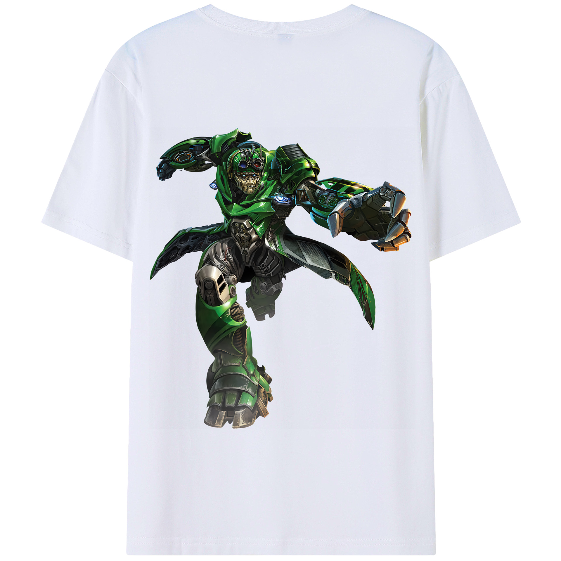 （画像用） Transformers トランスフォーマー 綿100％半袖Tシャツ（背面プリント）