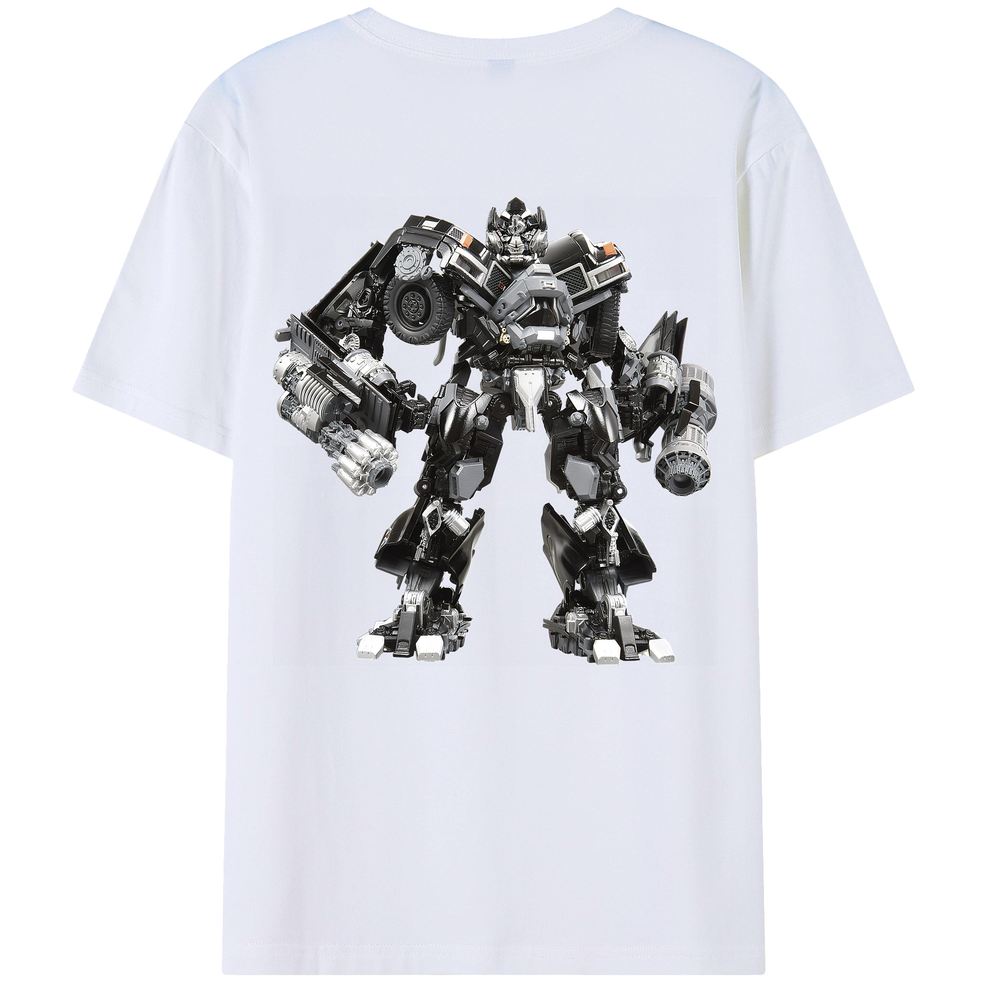 （画像用） Transformers トランスフォーマー 綿100％半袖Tシャツ（背面プリント）