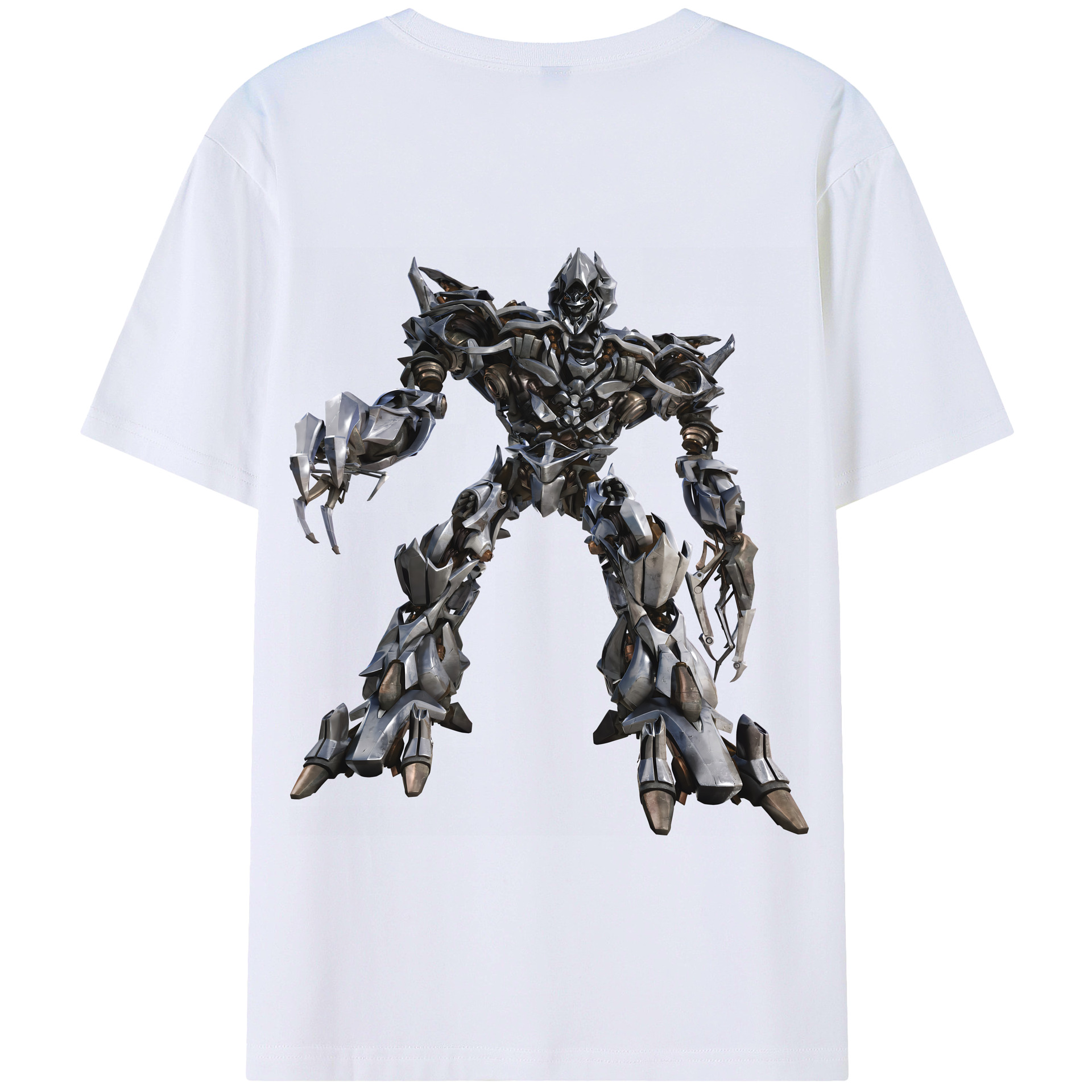 （画像用） Transformers トランスフォーマー 綿100％半袖Tシャツ（背面プリント）