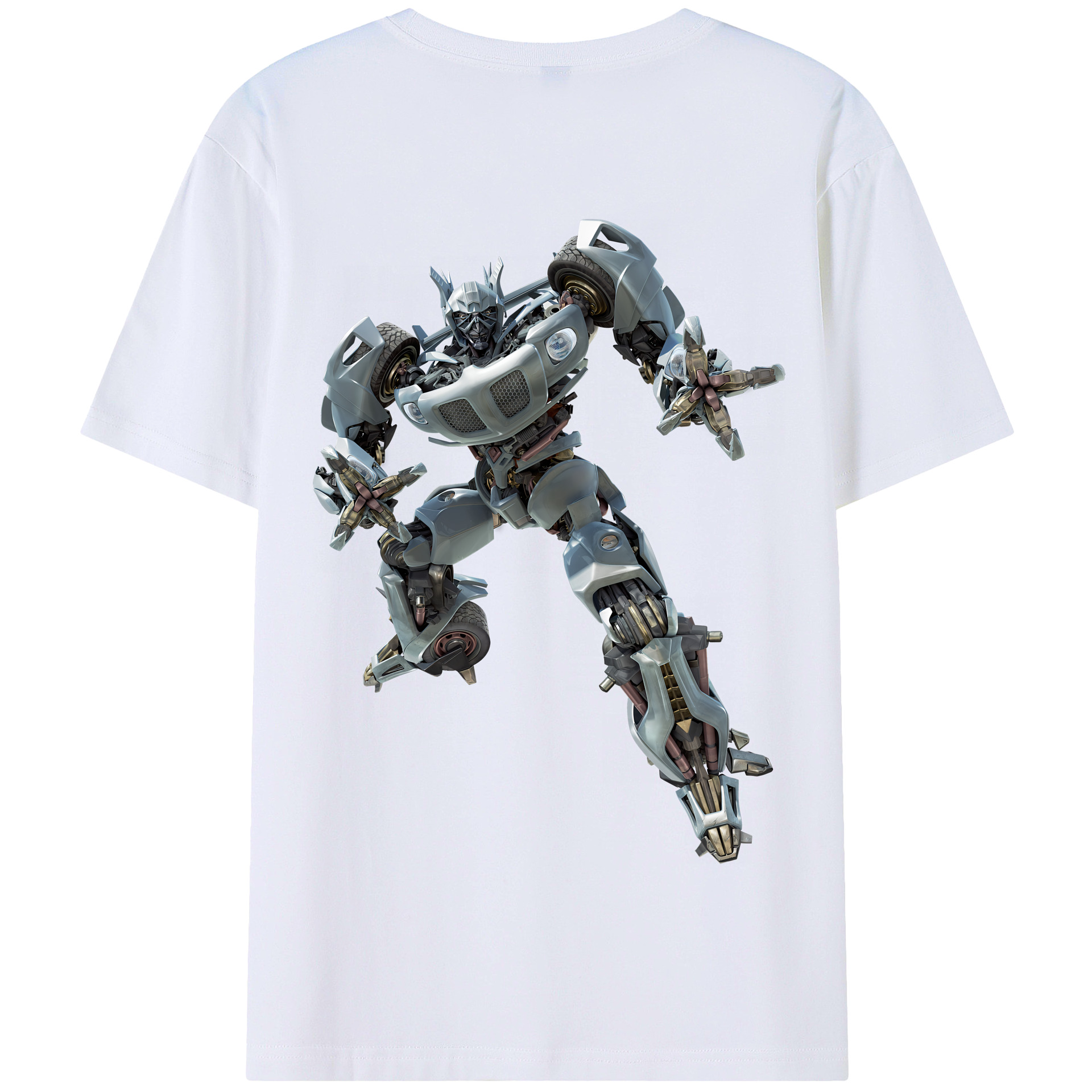 （画像用） Transformers トランスフォーマー 綿100％半袖Tシャツ（背面プリント）