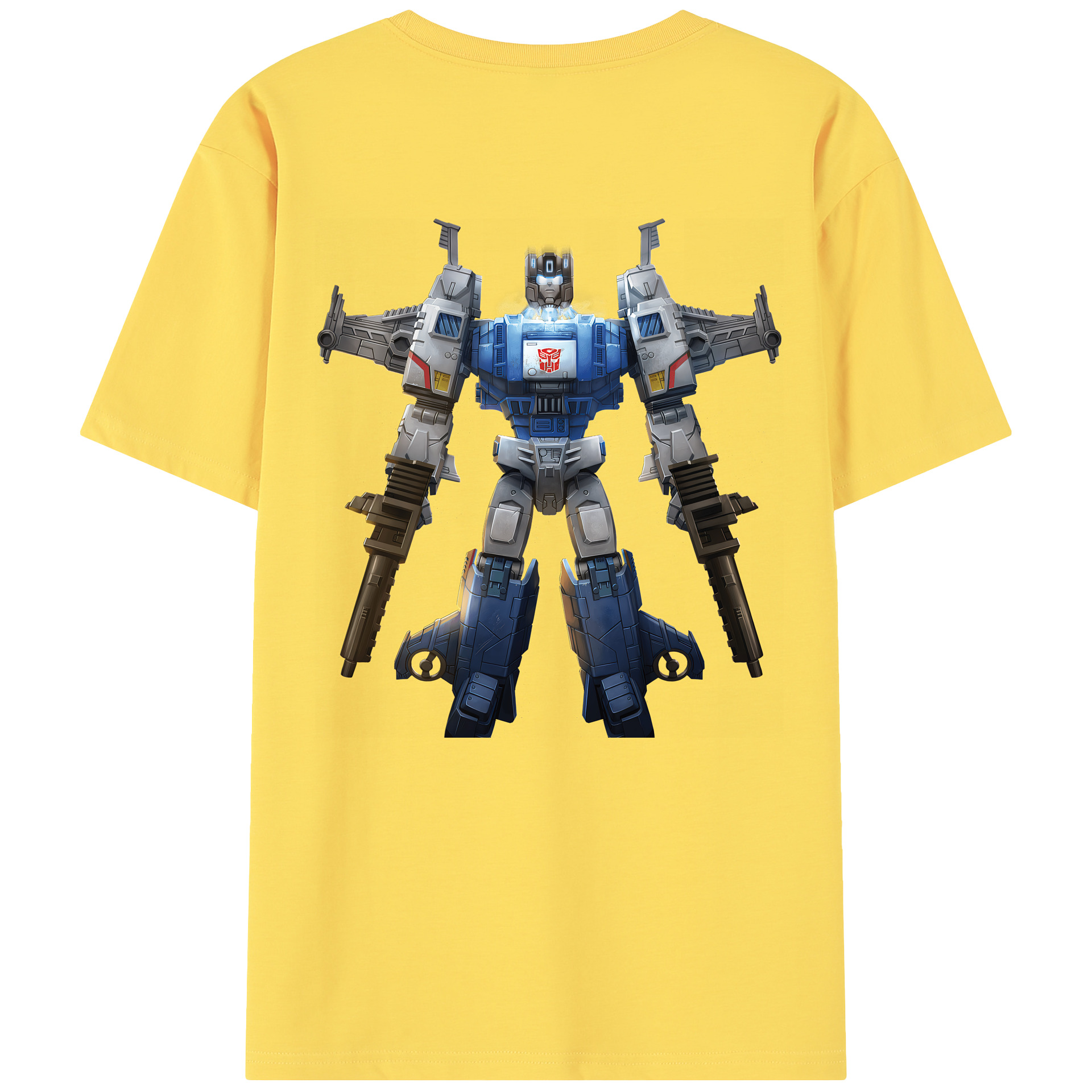 （画像用） Transformers トランスフォーマー 綿100％半袖Tシャツ（背面プリント）