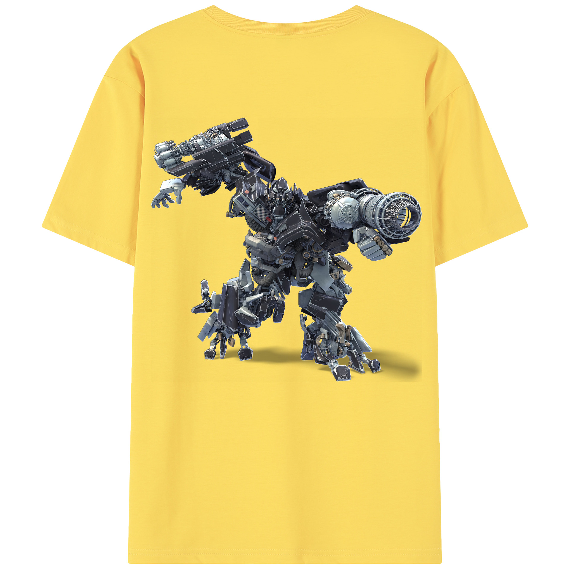 （画像用） Transformers トランスフォーマー 綿100％半袖Tシャツ（背面プリント）
