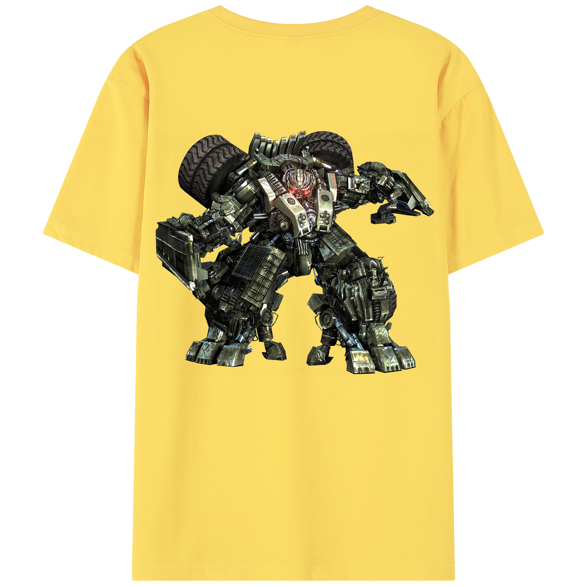 （画像用） Transformers トランスフォーマー 綿100％半袖Tシャツ（背面プリント）
