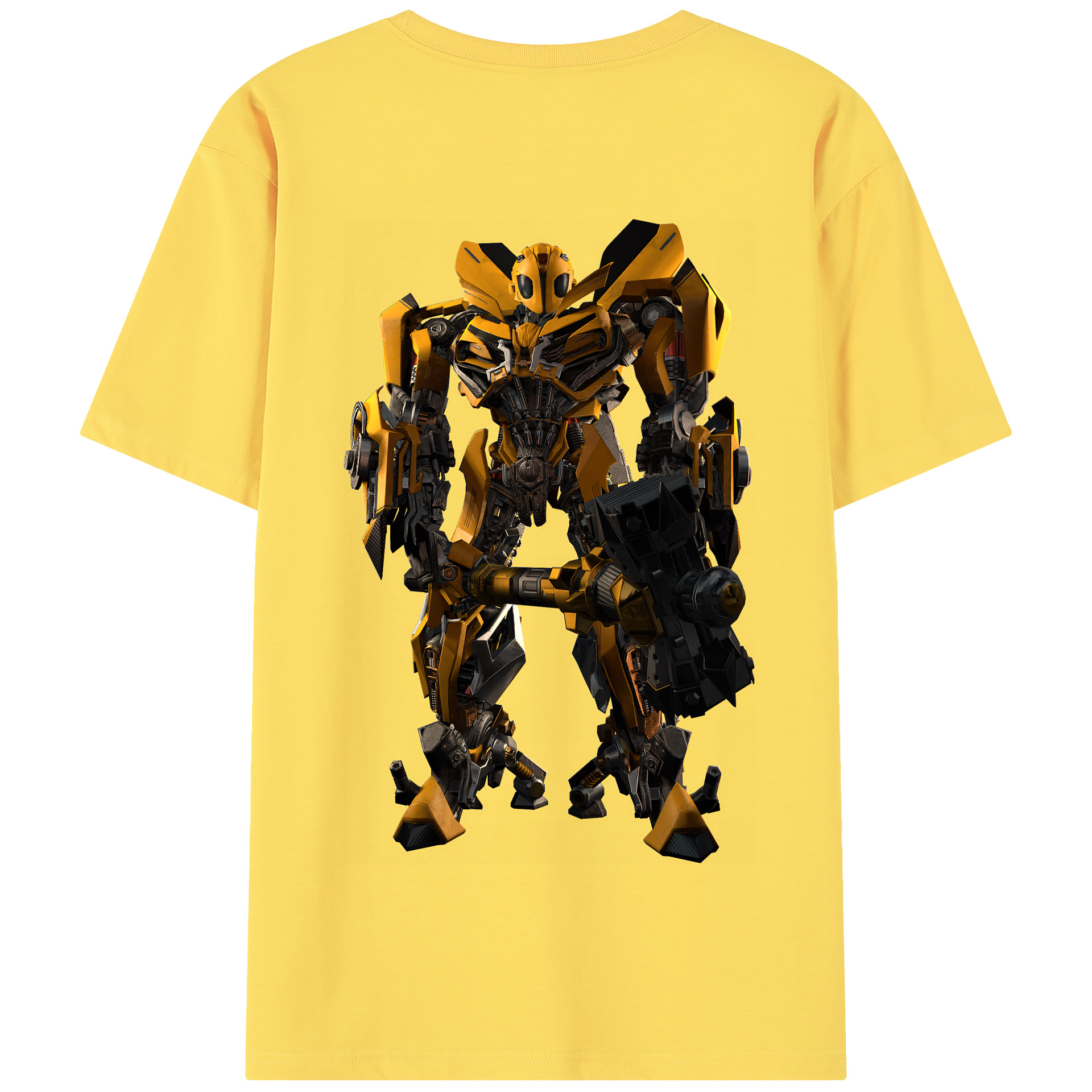 （画像用） Transformers トランスフォーマー 綿100％半袖Tシャツ（背面プリント）