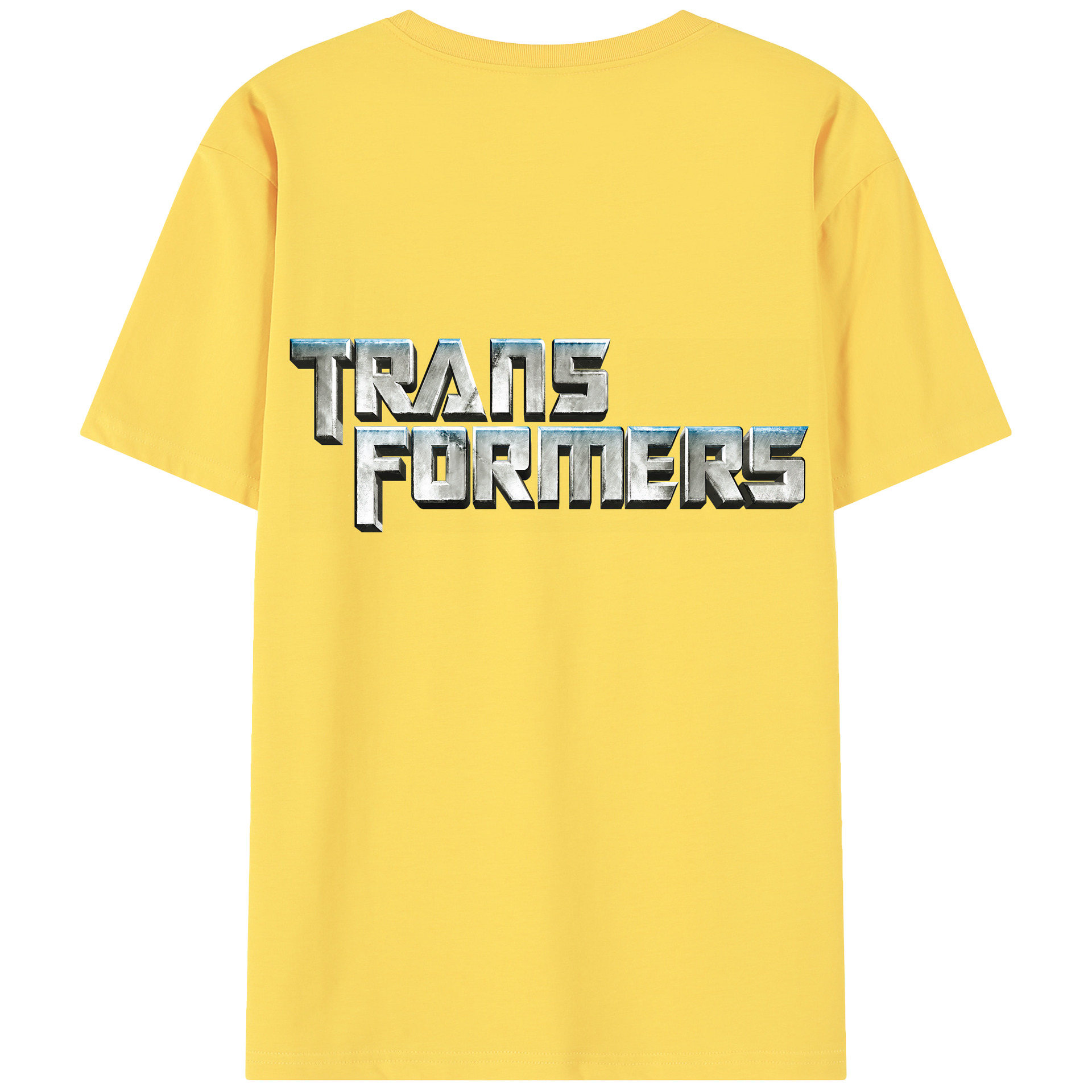 （画像用） Transformers トランスフォーマー 綿100％半袖Tシャツ（背面プリント）