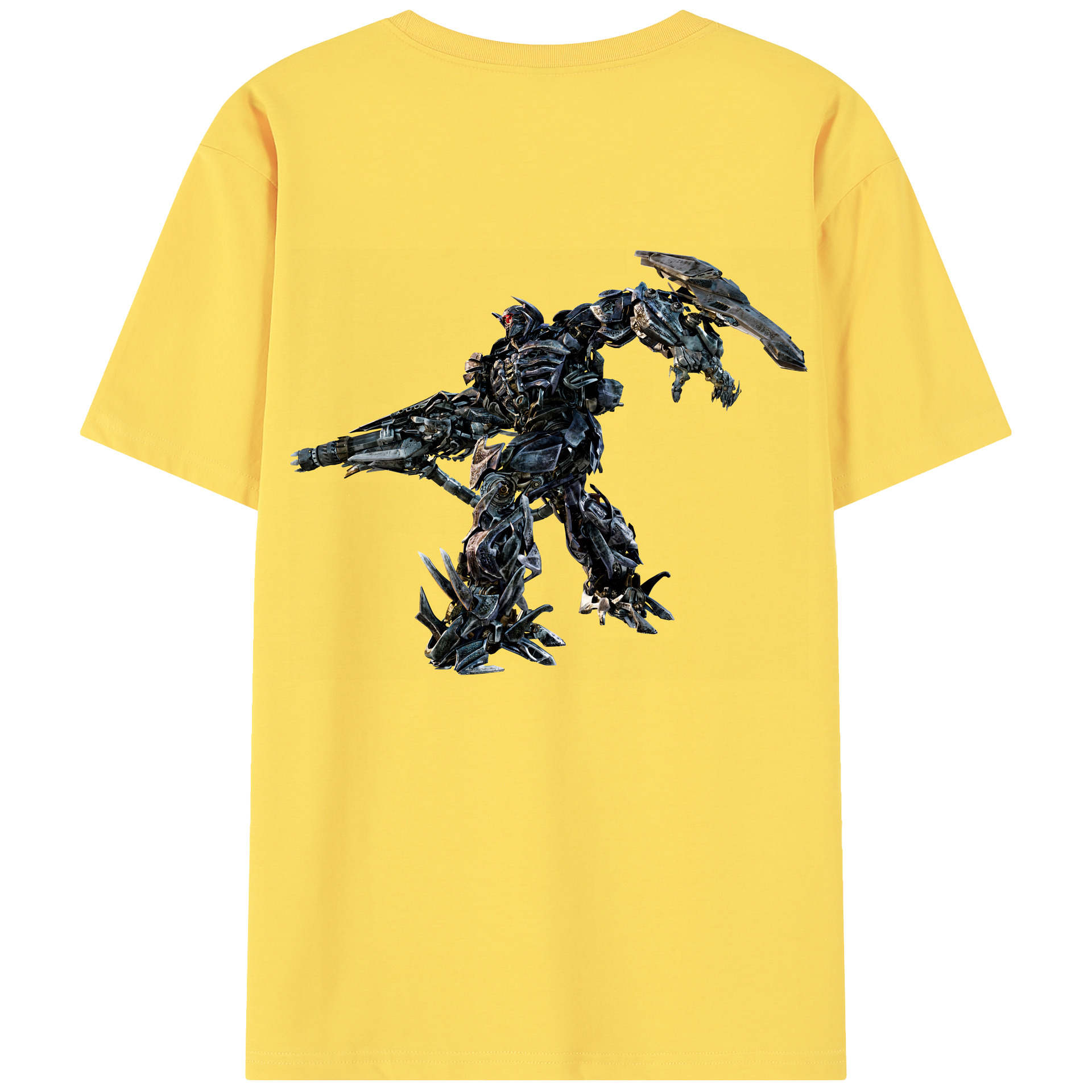 （画像用） Transformers トランスフォーマー 綿100％半袖Tシャツ（背面プリント）