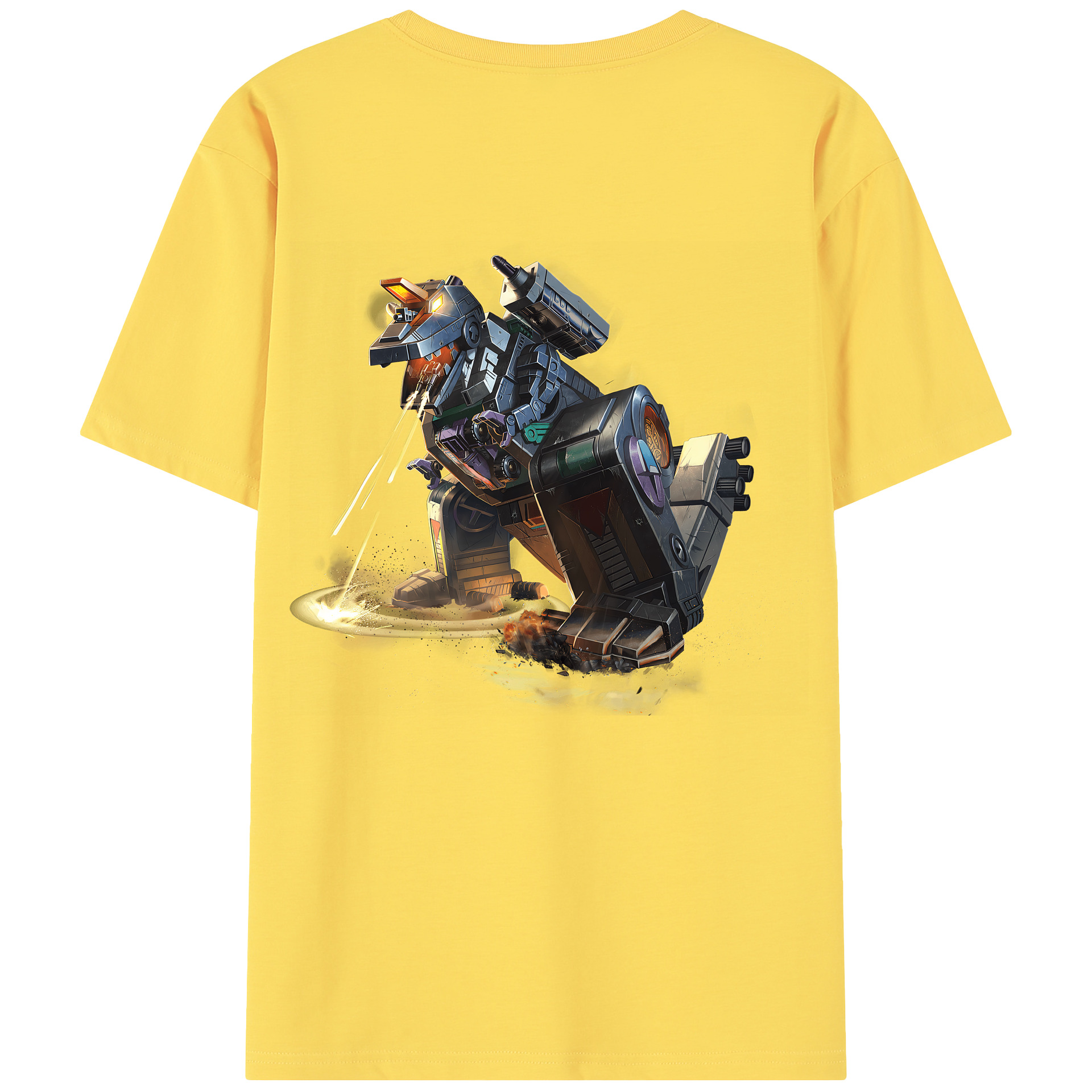 （画像用） Transformers トランスフォーマー 綿100％半袖Tシャツ（背面プリント）