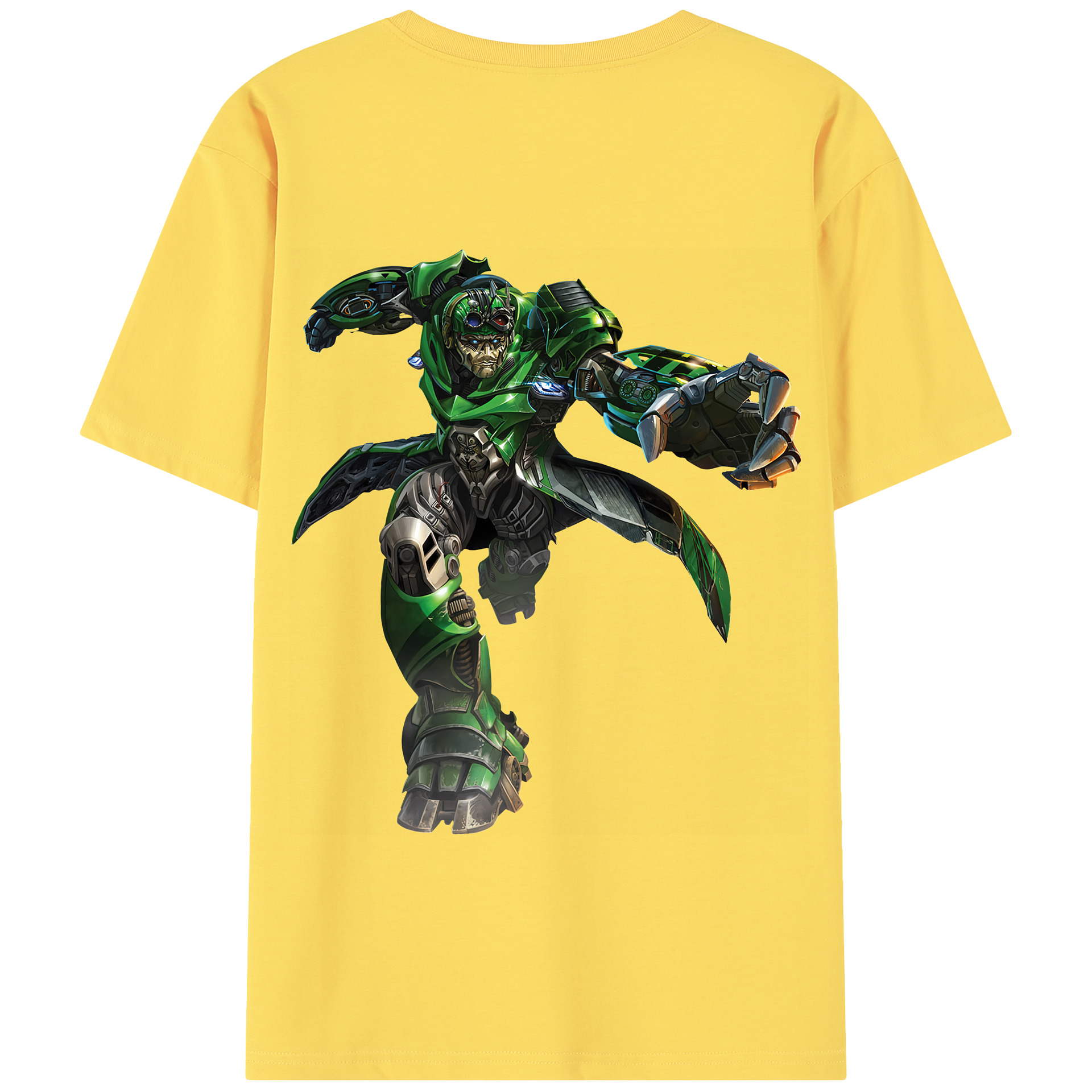 （画像用） Transformers トランスフォーマー 綿100％半袖Tシャツ（背面プリント）