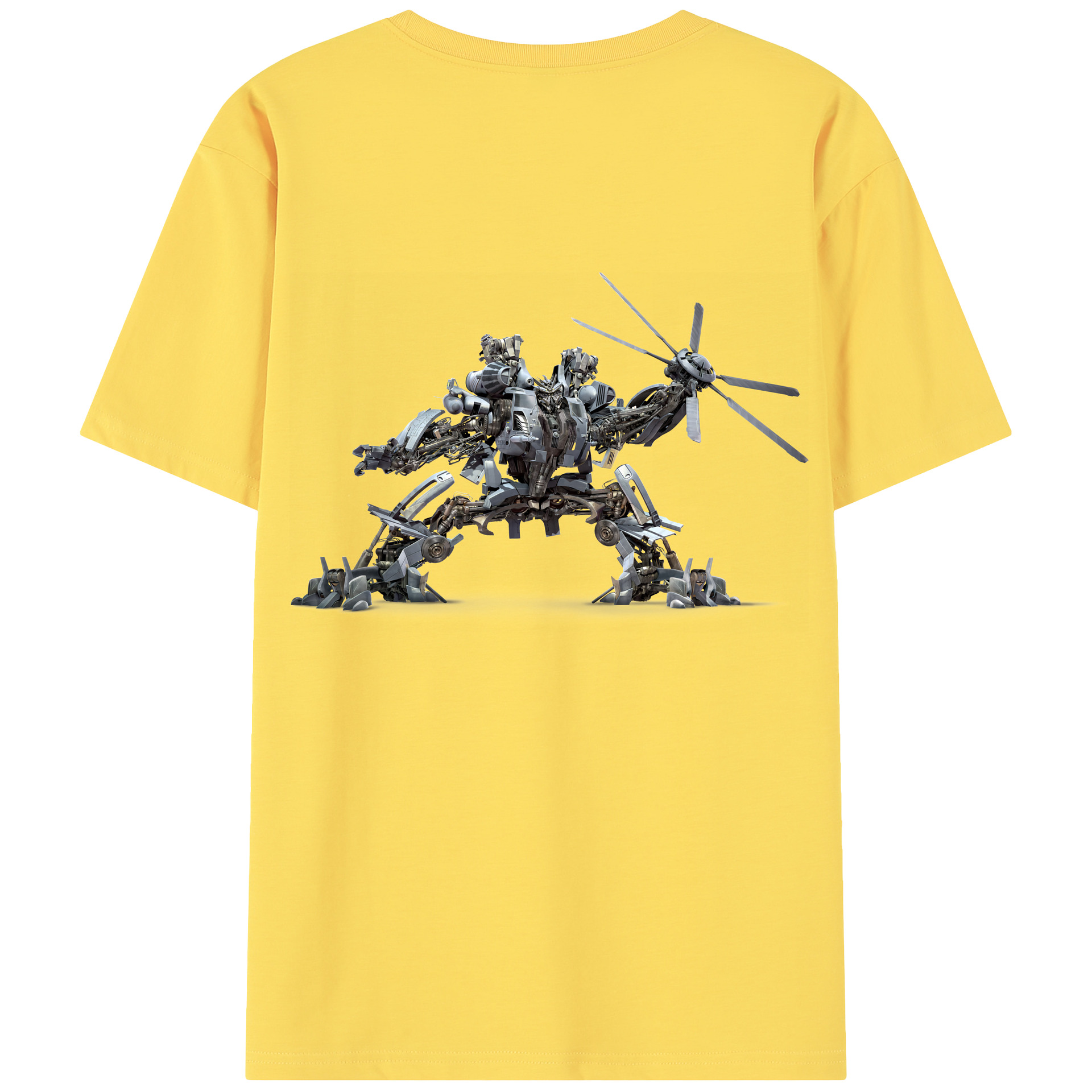 （画像用） Transformers トランスフォーマー 綿100％半袖Tシャツ（背面プリント）