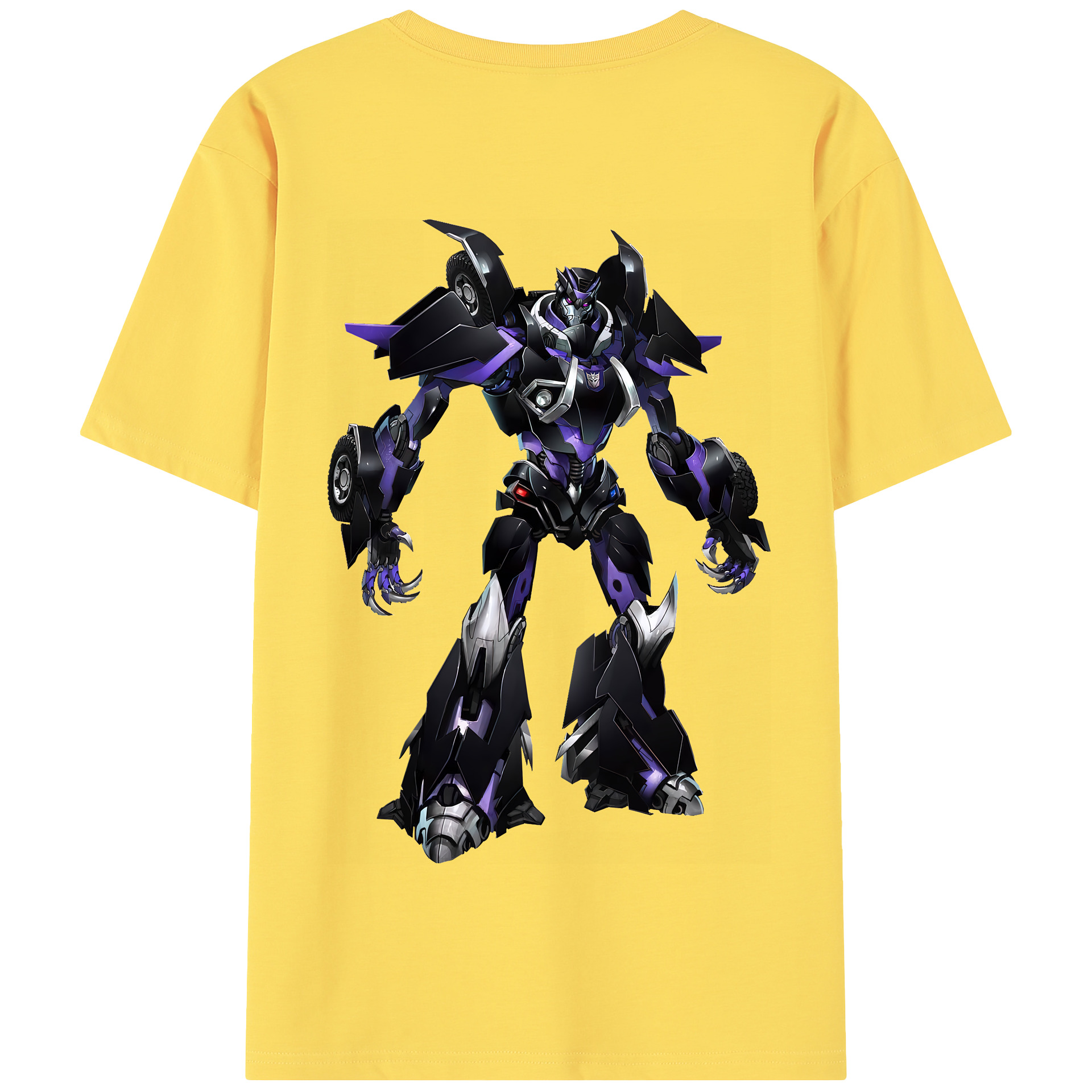 （画像用） Transformers トランスフォーマー 綿100％半袖Tシャツ（背面プリント）