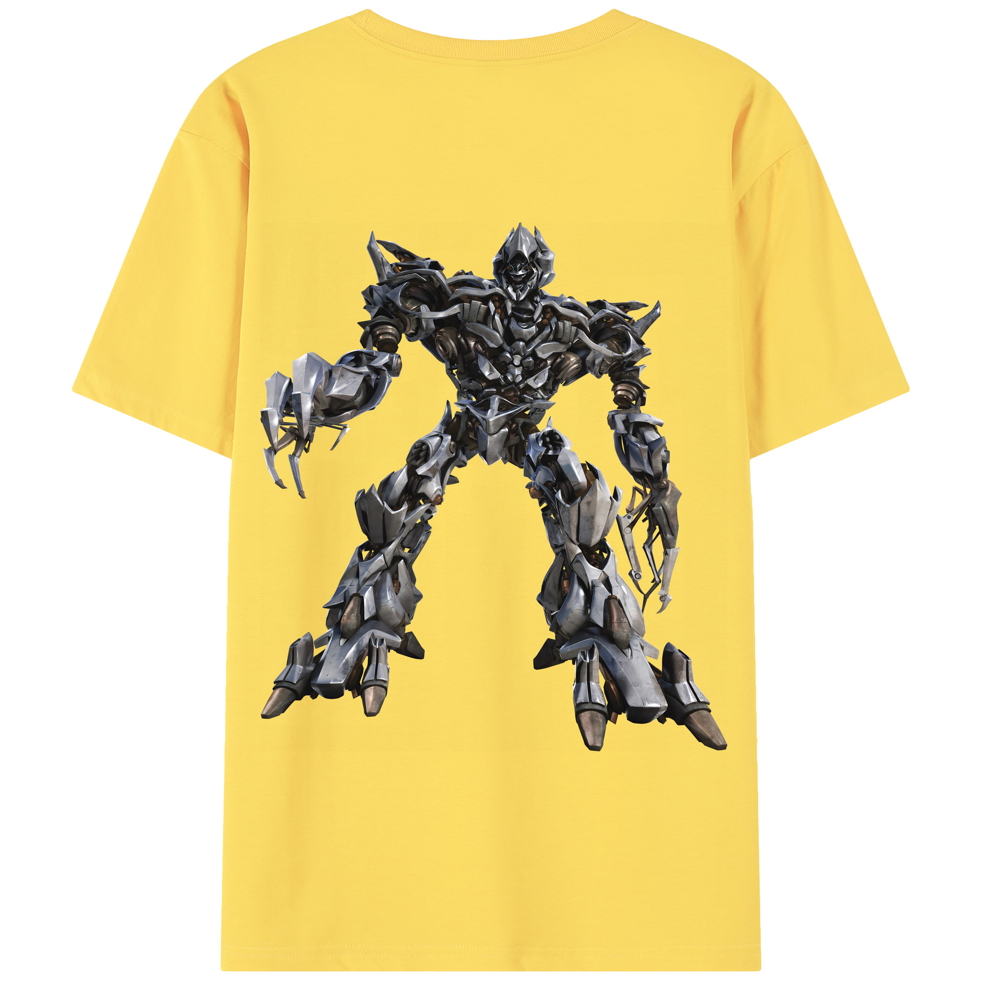 （画像用） Transformers トランスフォーマー 綿100％半袖Tシャツ（背面プリント）
