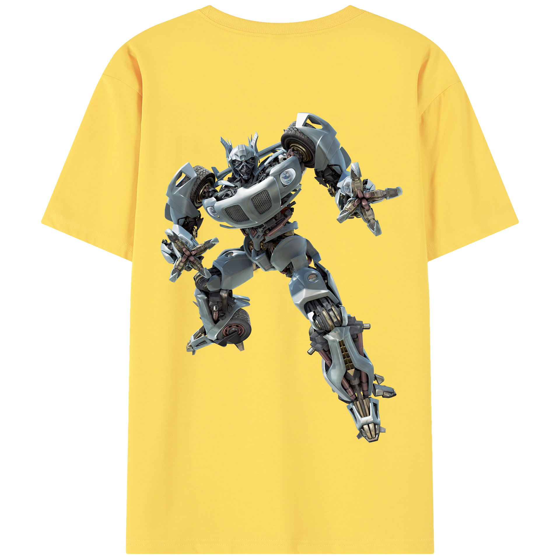 （画像用） Transformers トランスフォーマー 綿100％半袖Tシャツ（背面プリント）