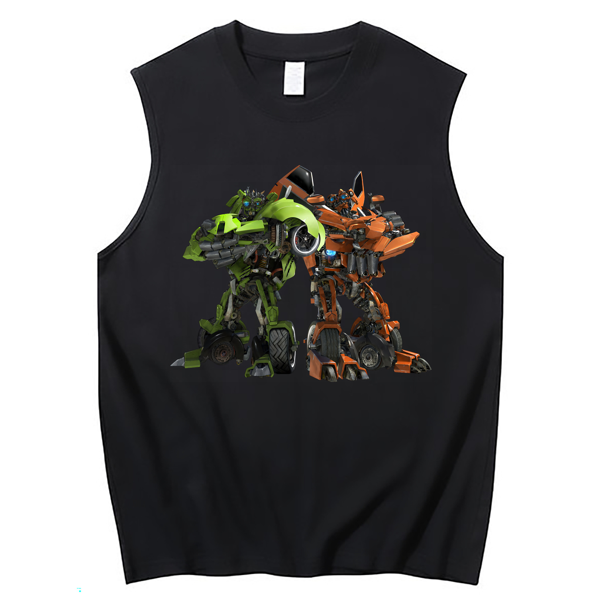（画像用） Transformers トランスフォーマー コットン100％タンクトップ（フロントプリント）