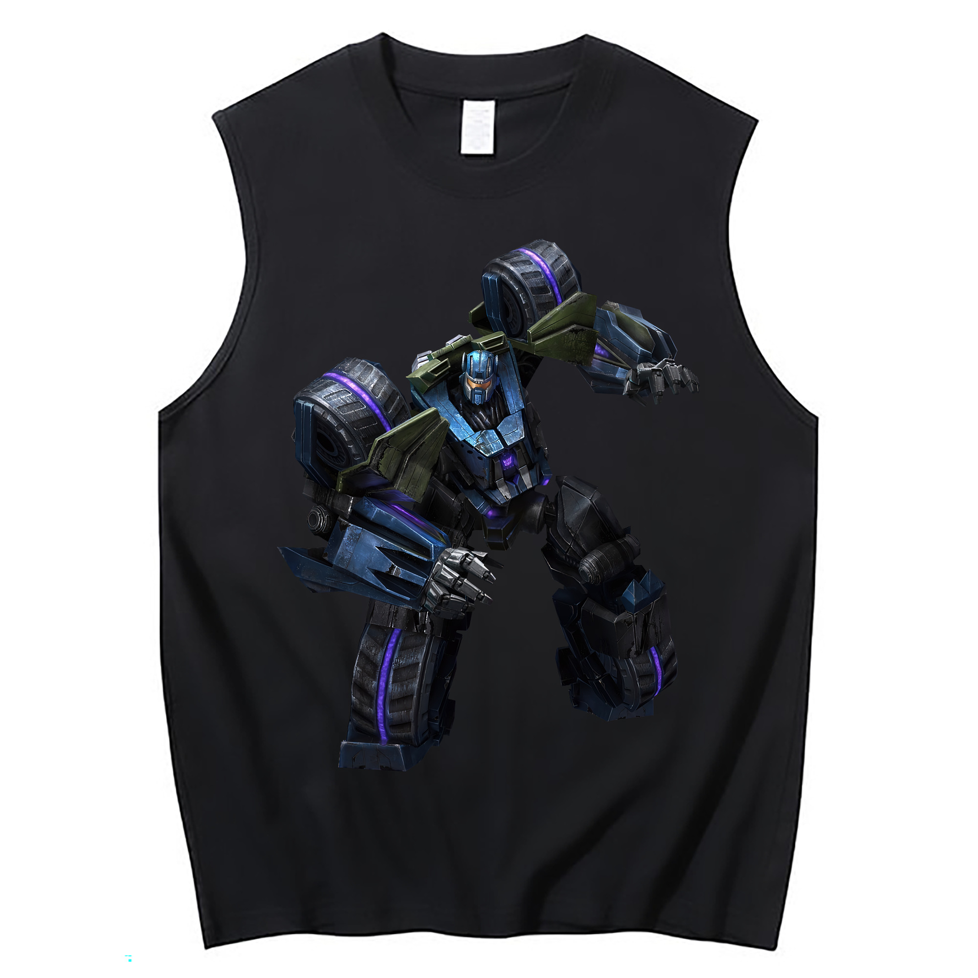（画像用） Transformers トランスフォーマー コットン100％タンクトップ（フロントプリント）