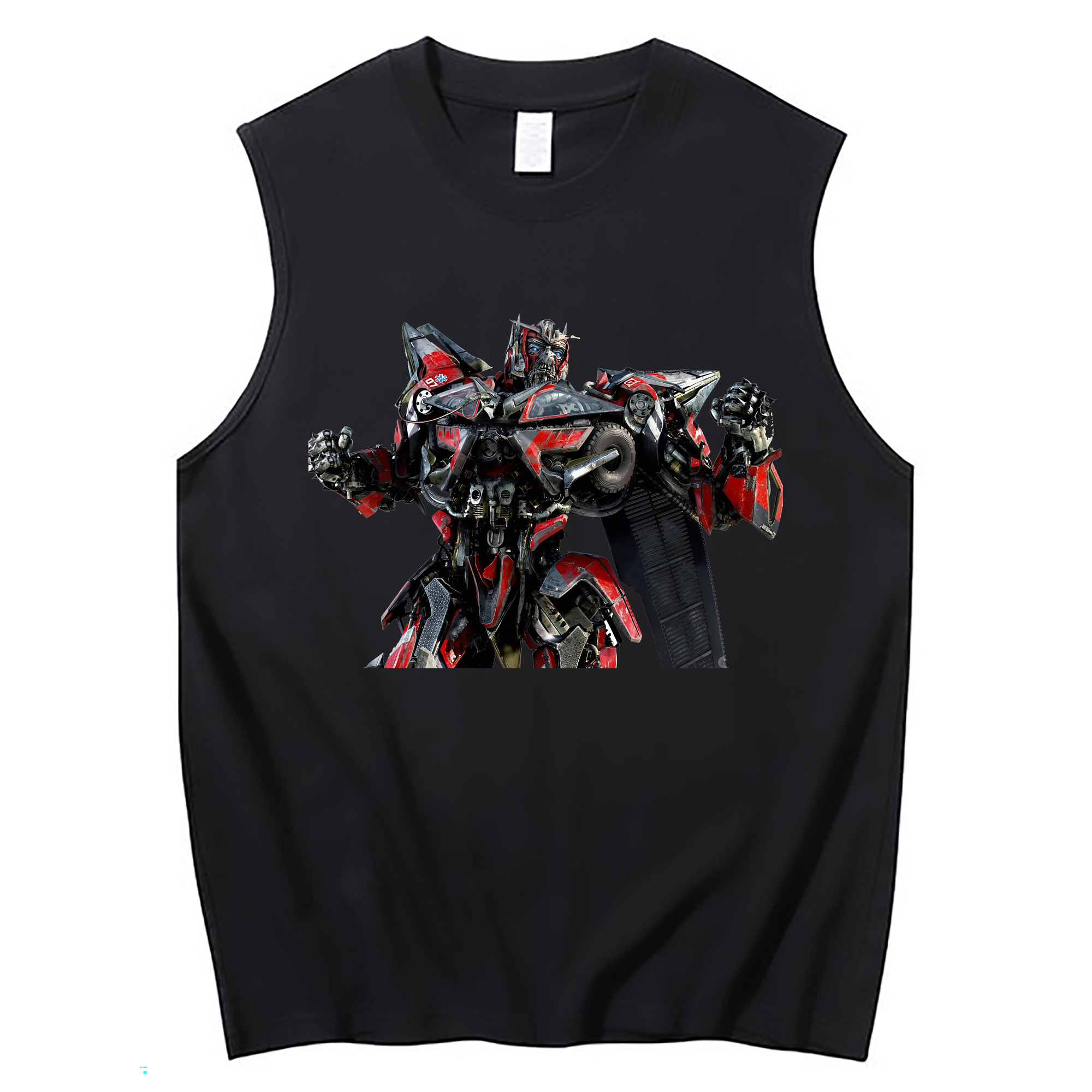 （画像用） Transformers トランスフォーマー コットン100％タンクトップ（フロントプリント）
