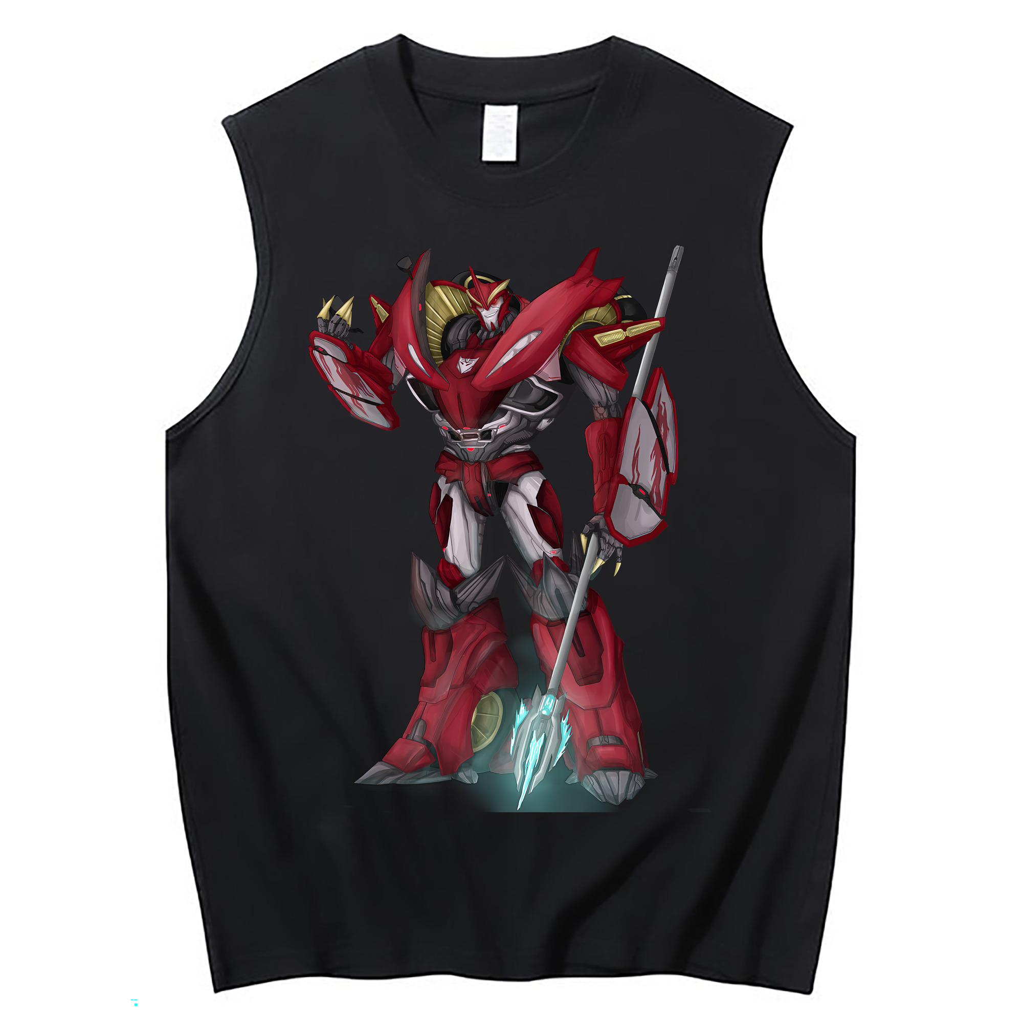 （画像用） Transformers トランスフォーマー コットン100％タンクトップ（フロントプリント）