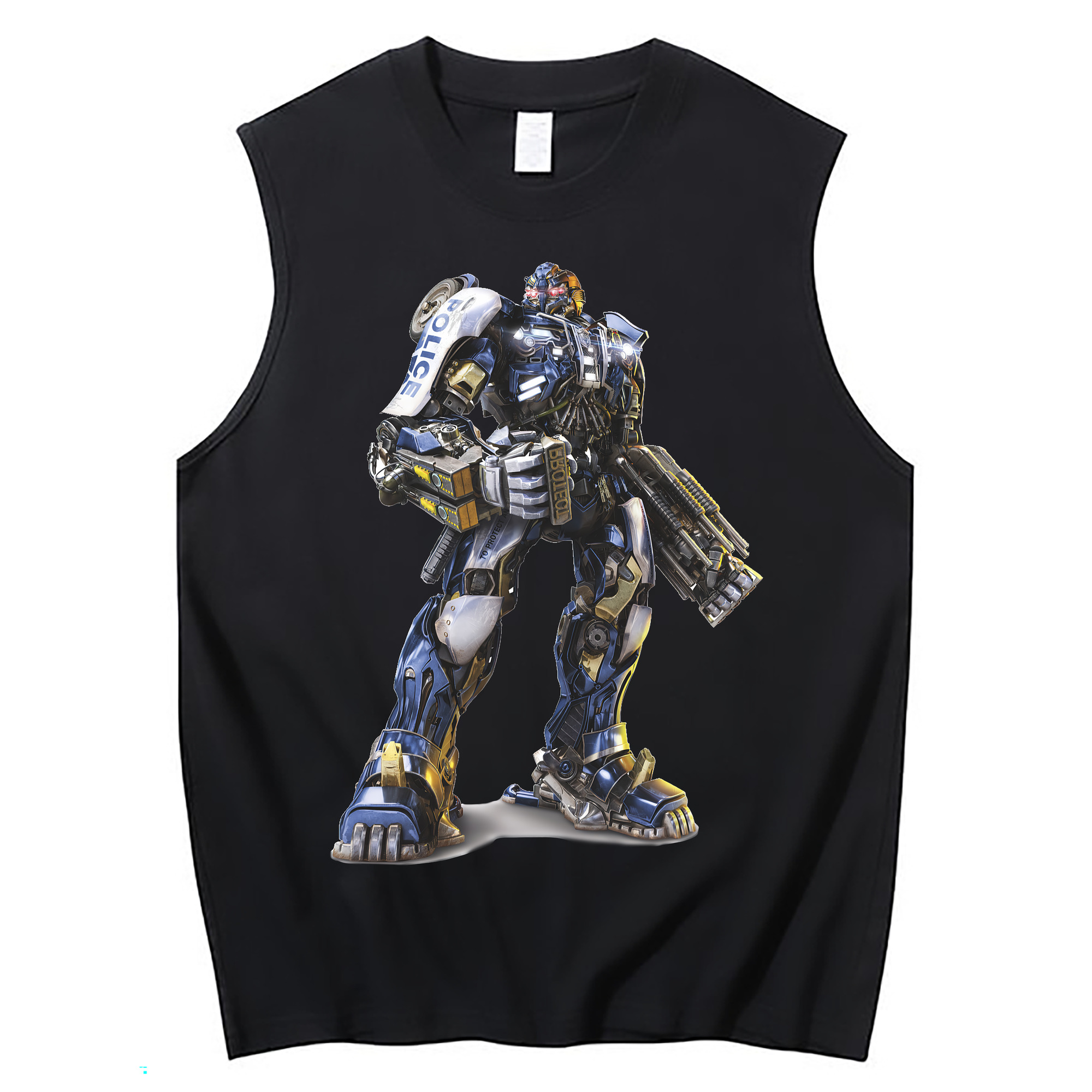 （画像用） Transformers トランスフォーマー コットン100％タンクトップ（フロントプリント）