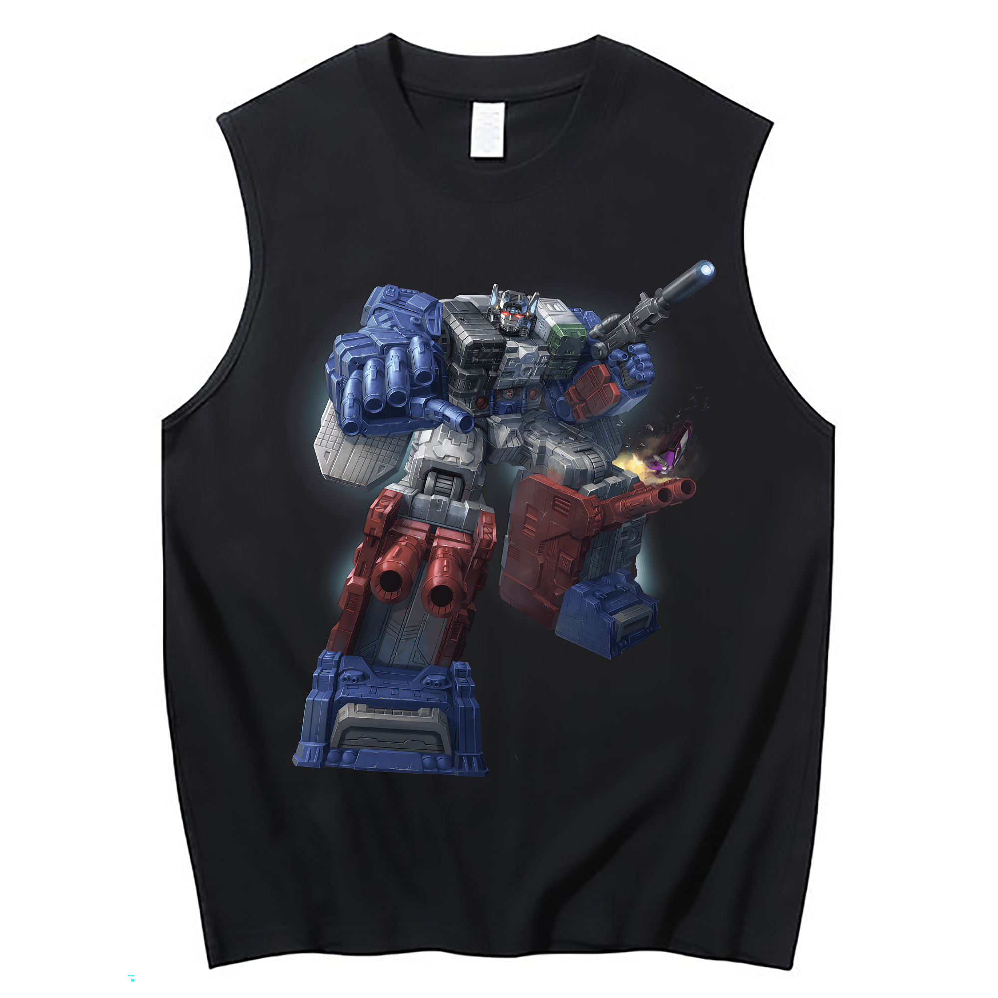 （画像用） Transformers トランスフォーマー コットン100％タンクトップ（フロントプリント）