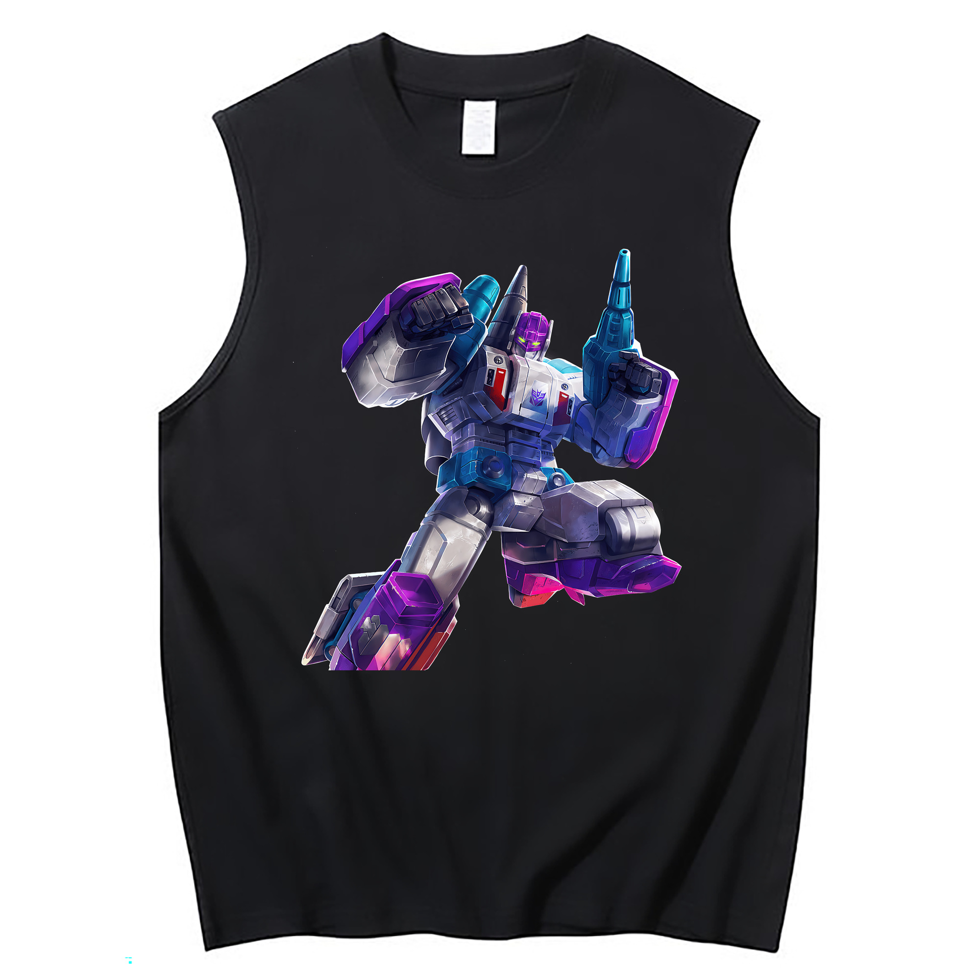（画像用） Transformers トランスフォーマー コットン100％タンクトップ（フロントプリント）