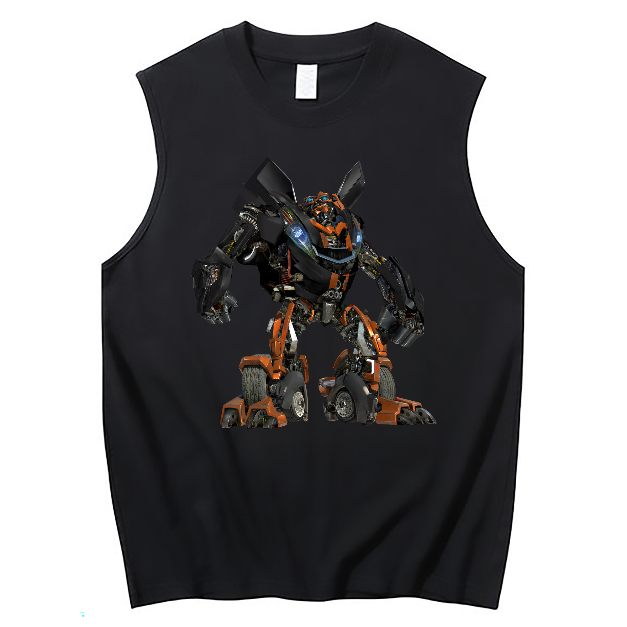 （画像用） Transformers トランスフォーマー コットン100％タンクトップ（フロントプリント）