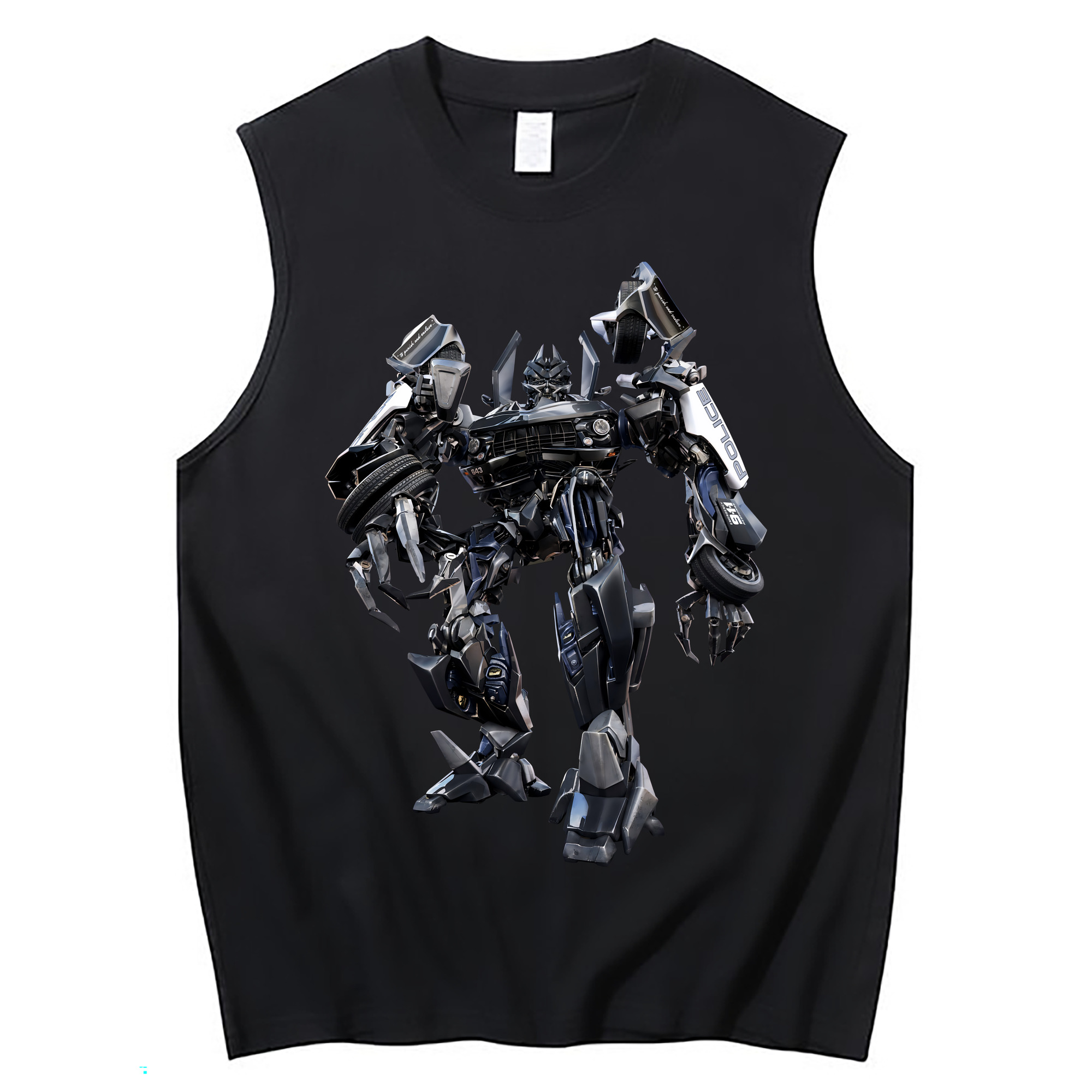 （画像用） Transformers トランスフォーマー コットン100％タンクトップ（フロントプリント）