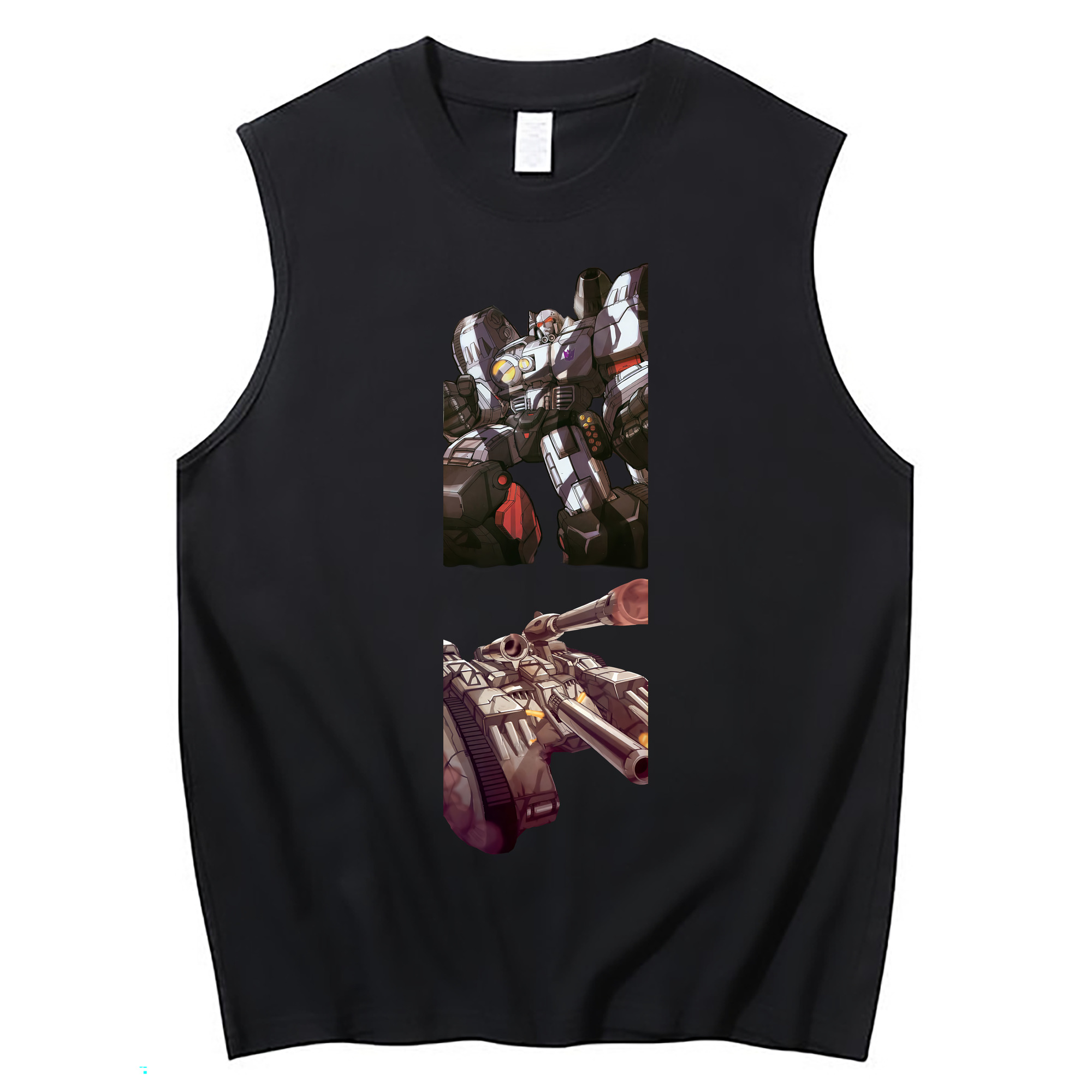 （画像用） Transformers トランスフォーマー コットン100％タンクトップ（フロントプリント）