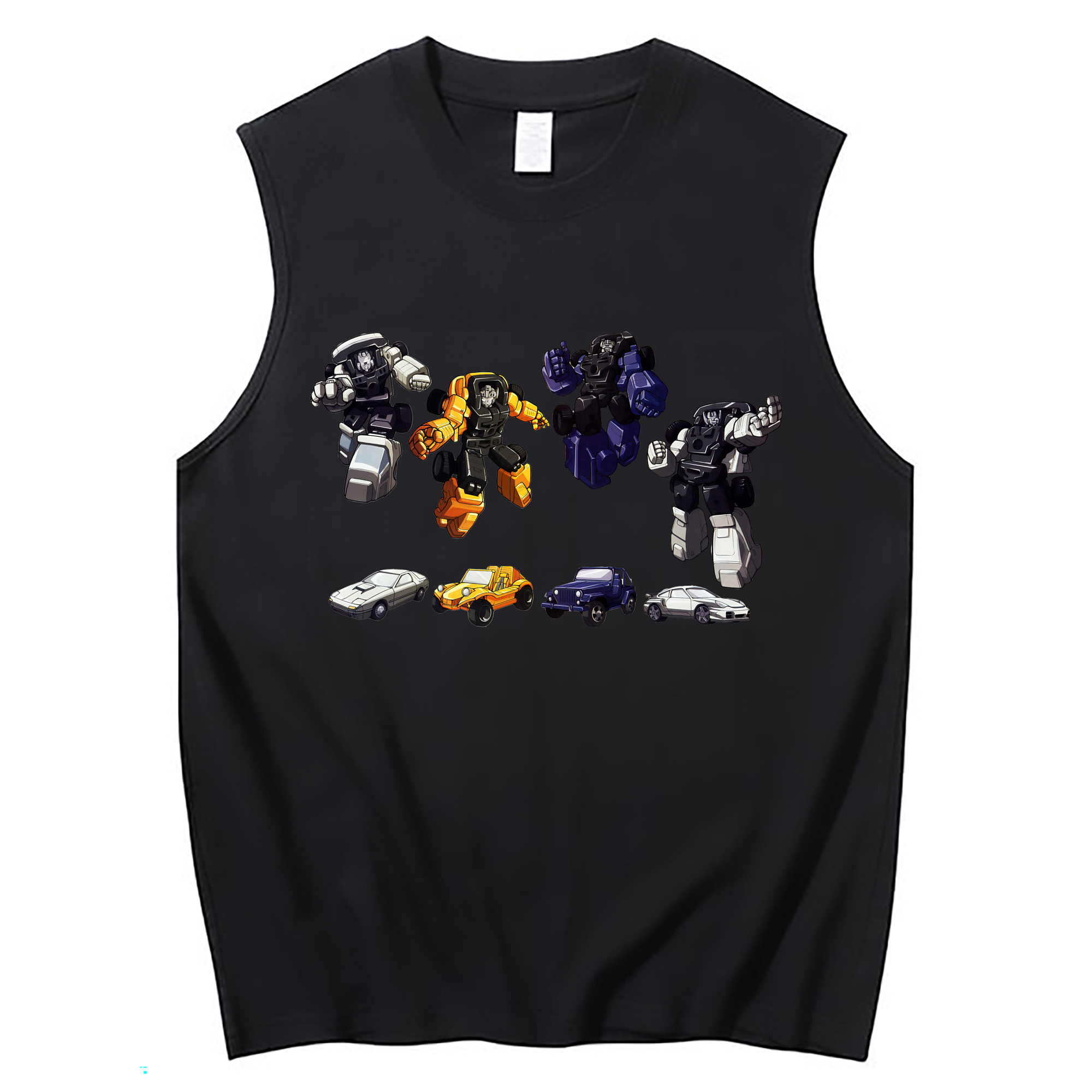 （画像用） Transformers トランスフォーマー コットン100％タンクトップ（フロントプリント）