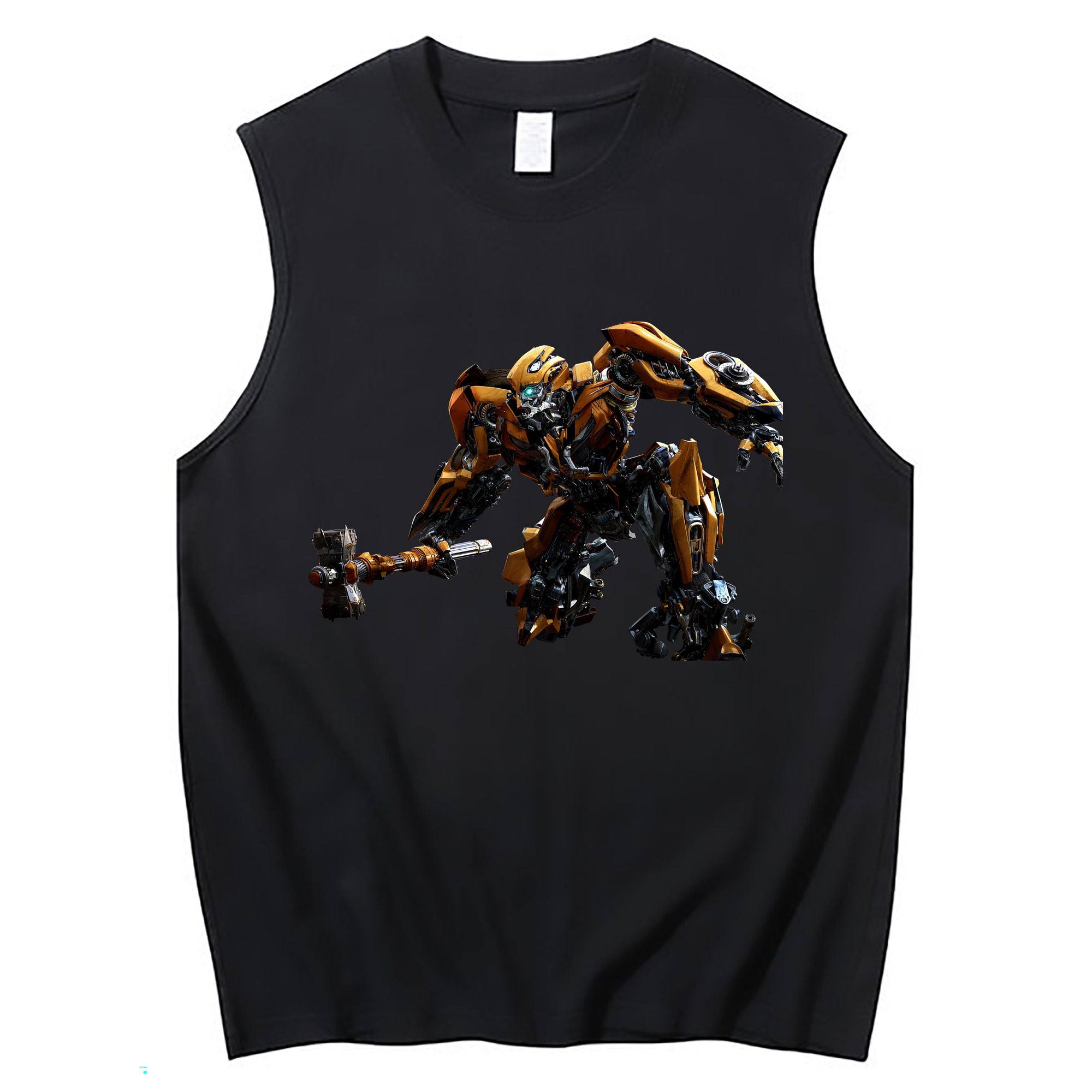 （画像用） Transformers トランスフォーマー コットン100％タンクトップ（フロントプリント）