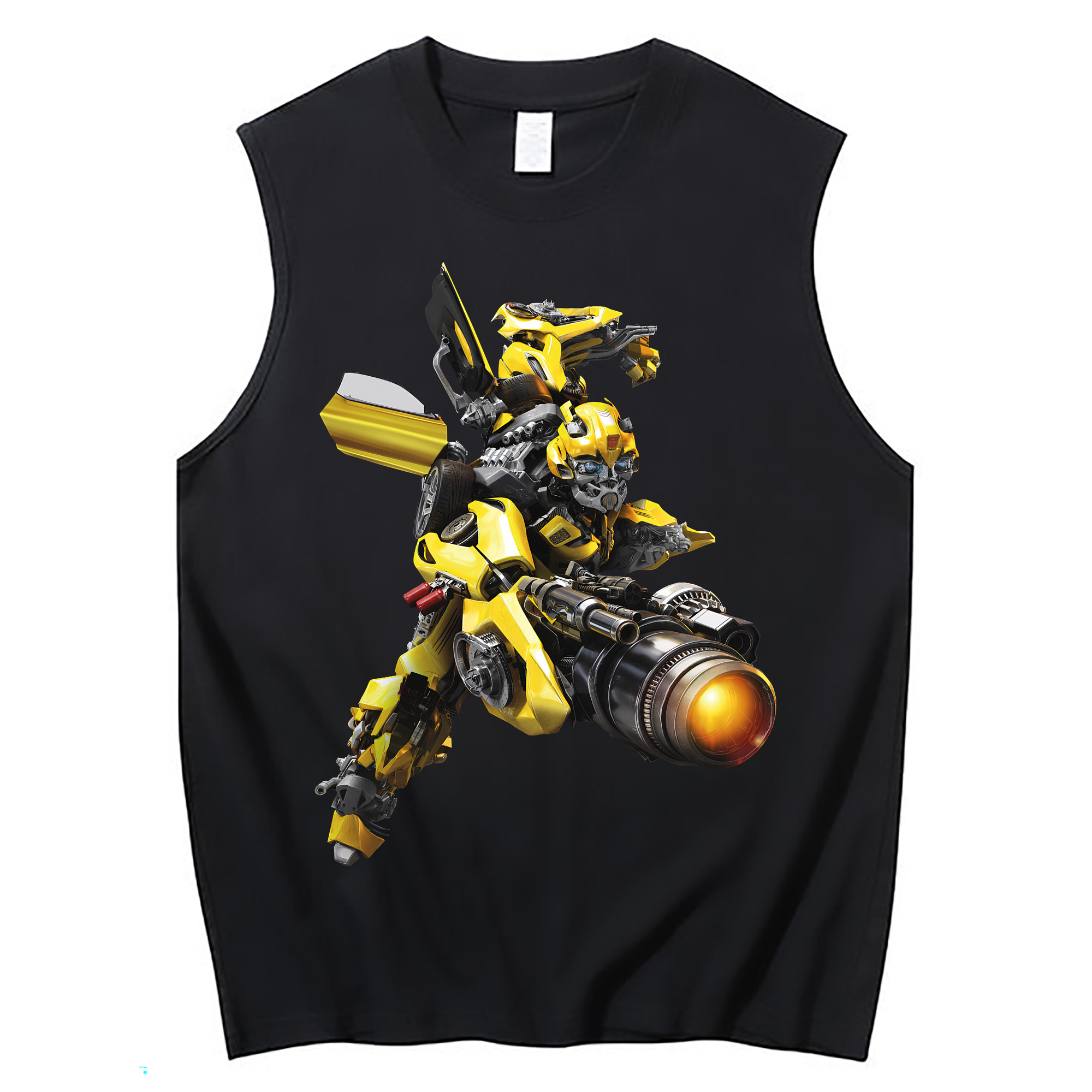（画像用） Transformers トランスフォーマー コットン100％タンクトップ（フロントプリント）