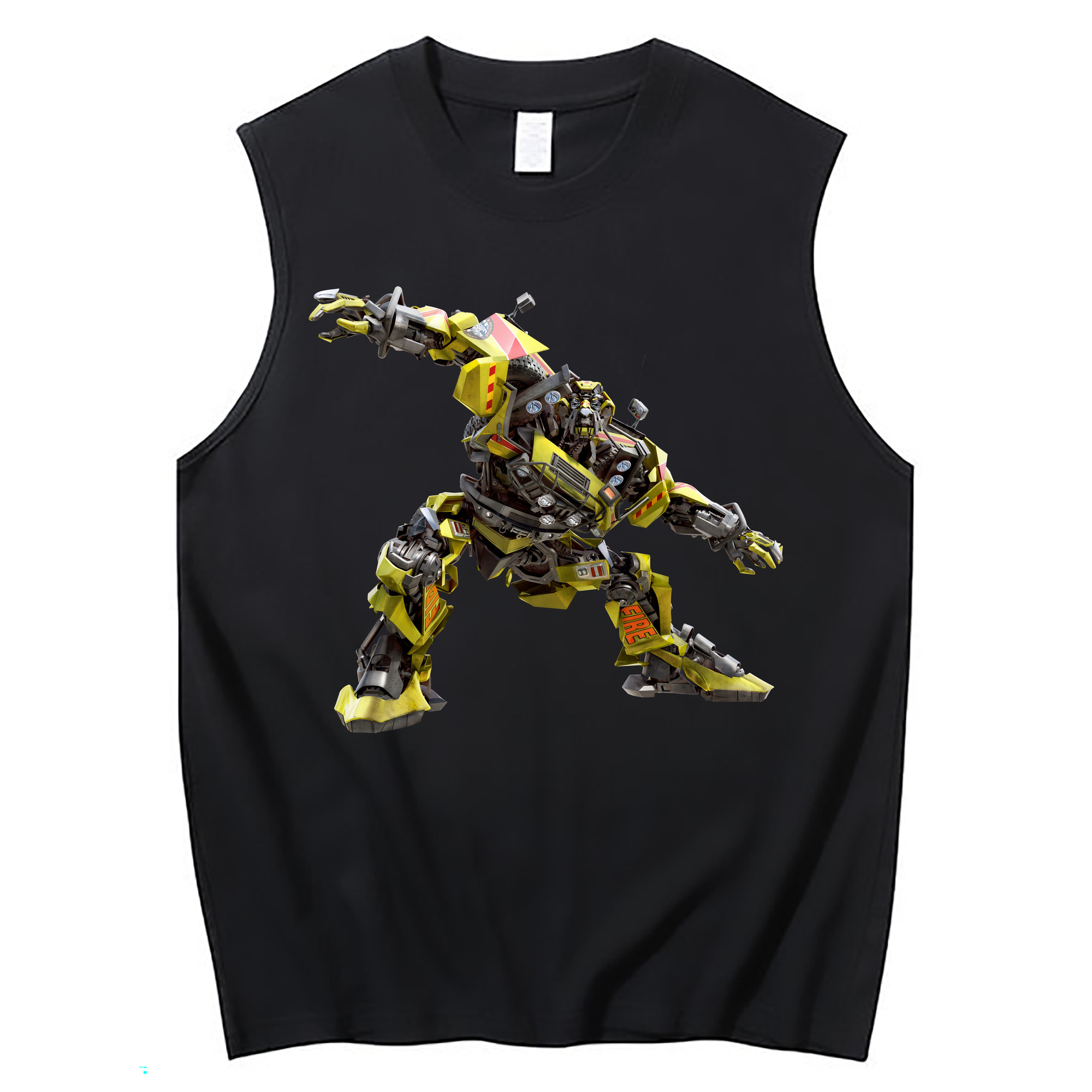 （画像用） Transformers トランスフォーマー コットン100％タンクトップ（フロントプリント）