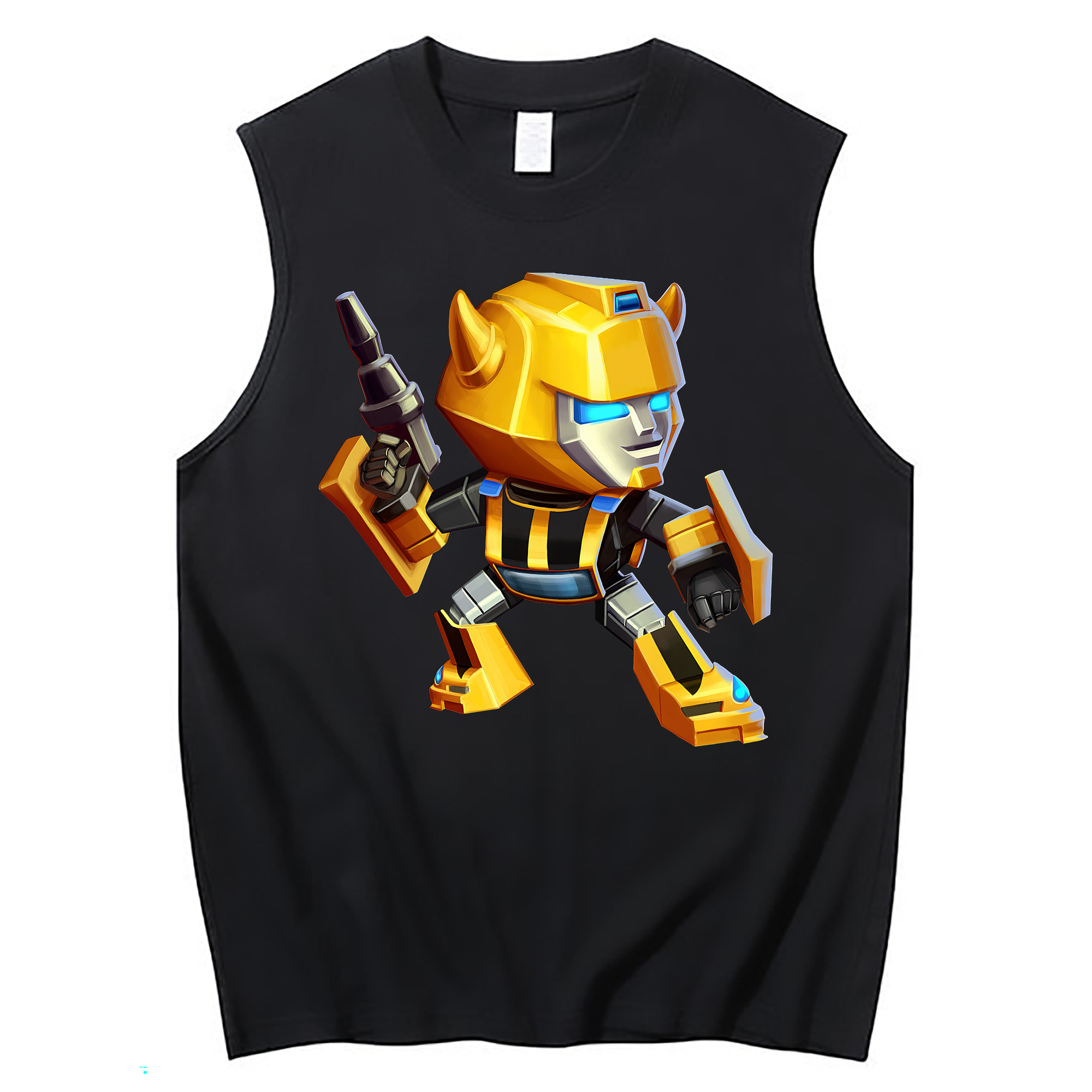 （画像用） Transformers トランスフォーマー コットン100％タンクトップ（フロントプリント）