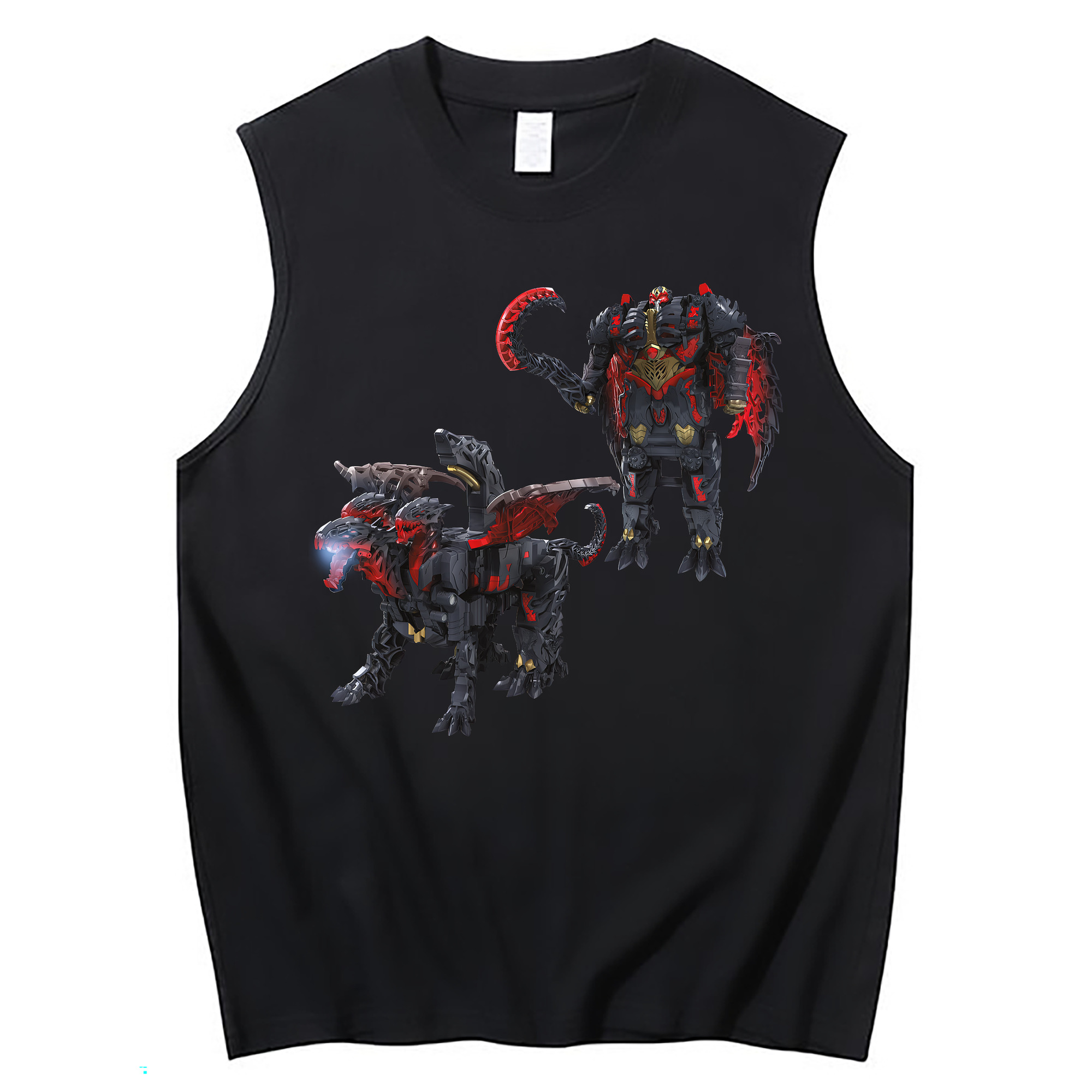 （画像用） Transformers トランスフォーマー コットン100％タンクトップ（フロントプリント）