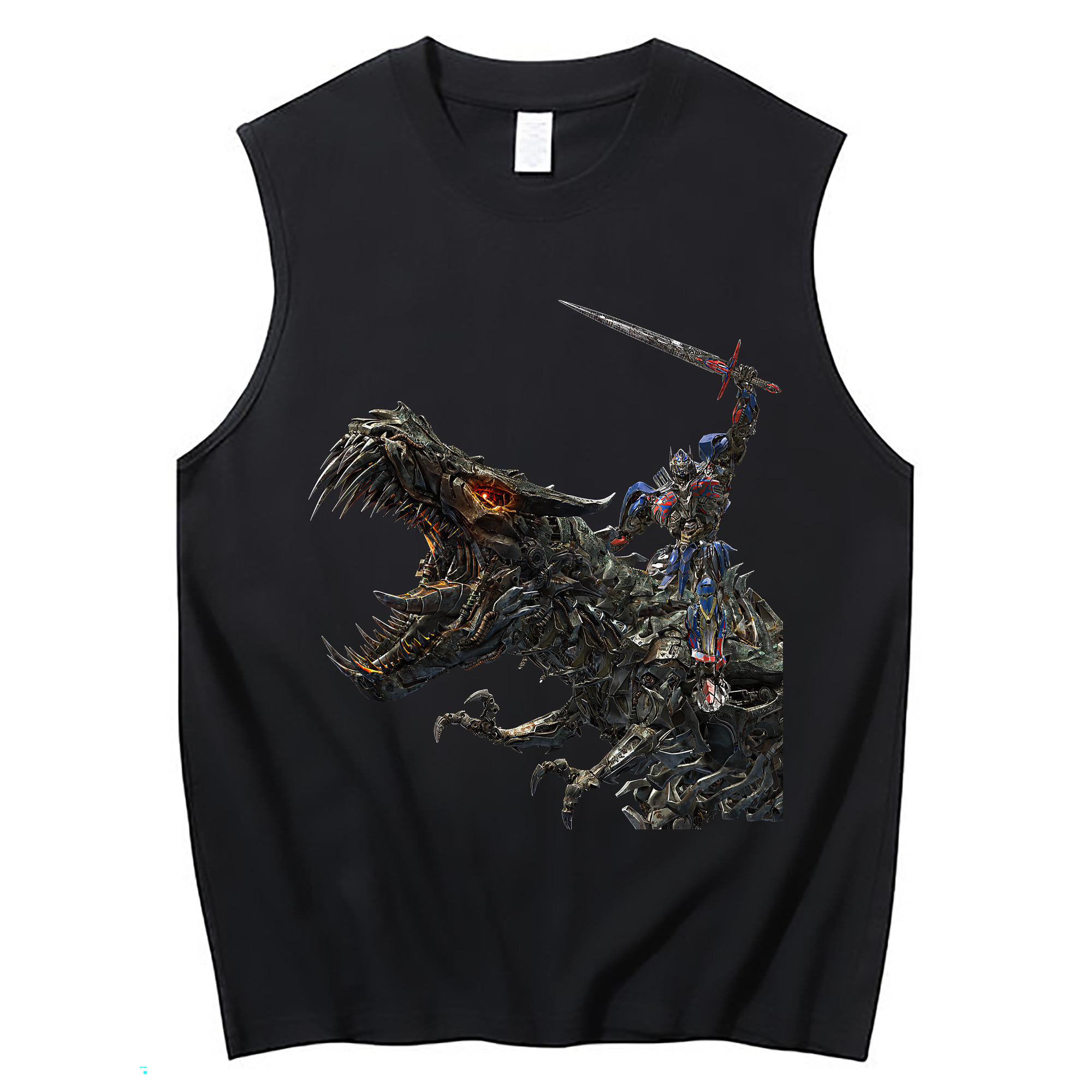 （画像用） Transformers トランスフォーマー コットン100％タンクトップ（フロントプリント）